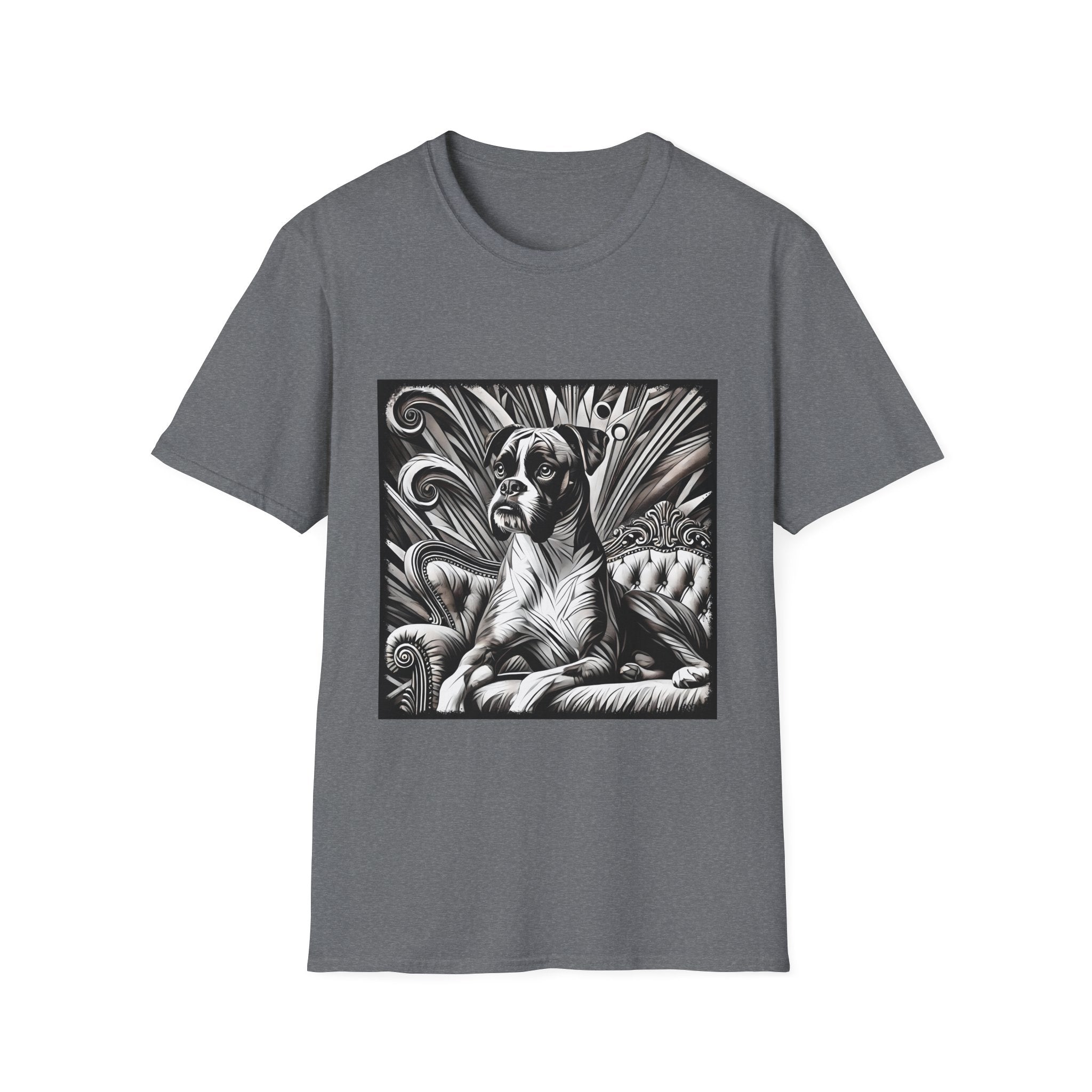 Boxer B&W Bold | Unisex Dog T-Shirt