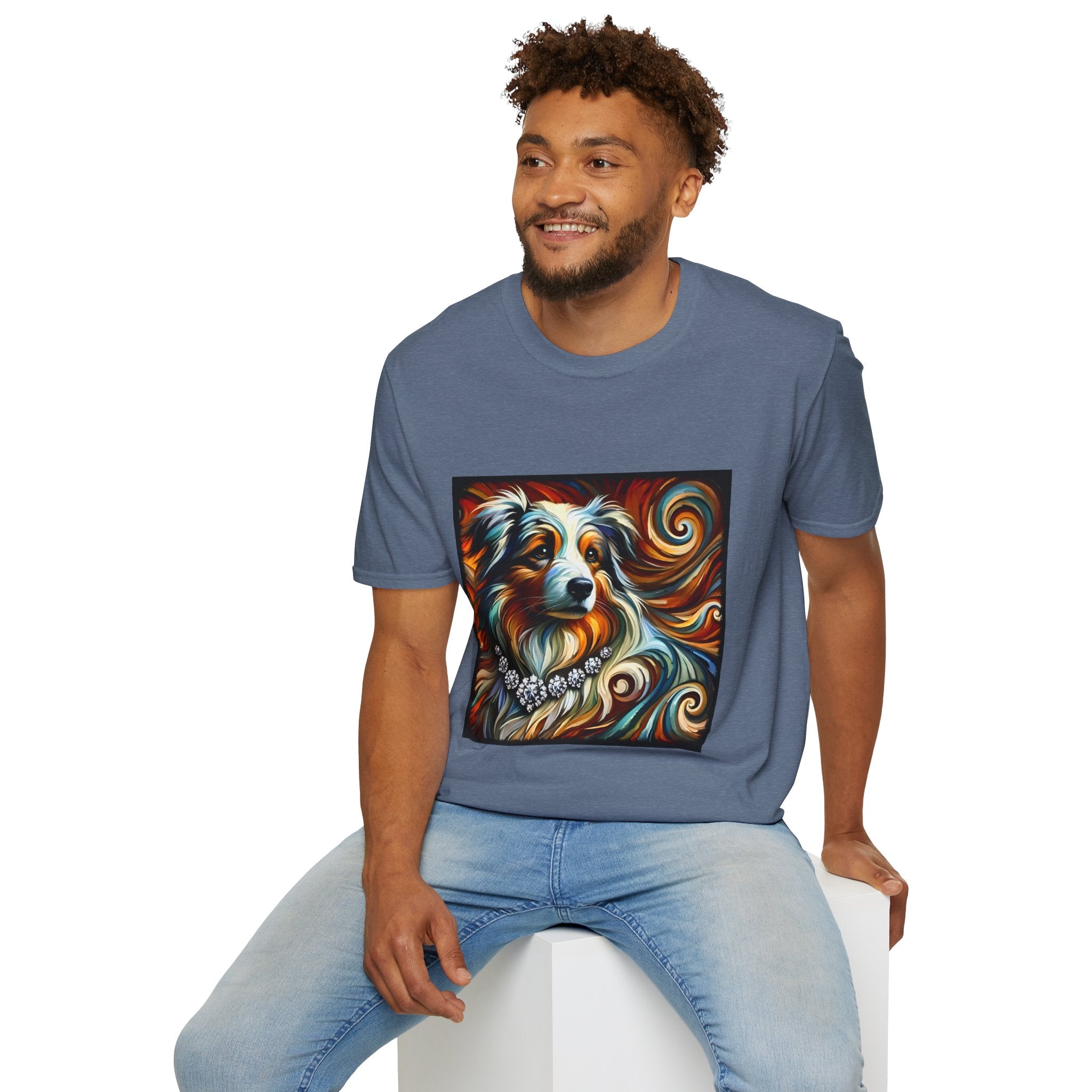 Australian Shepherd Diamond Swirl | Unisex Dog T-Shirt