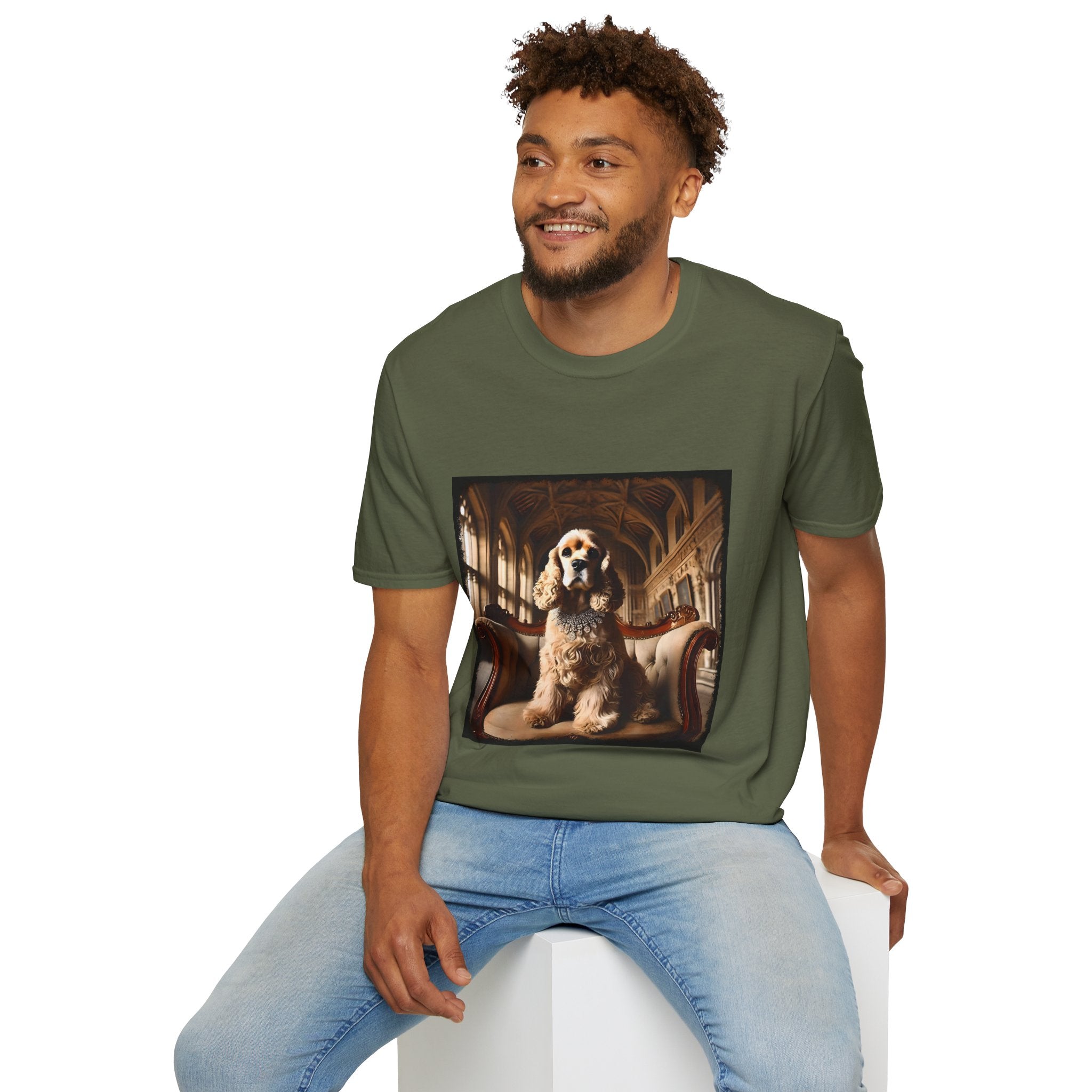 Cocker Spaniel Dashing Diva | Unisex Dog T-Shirt