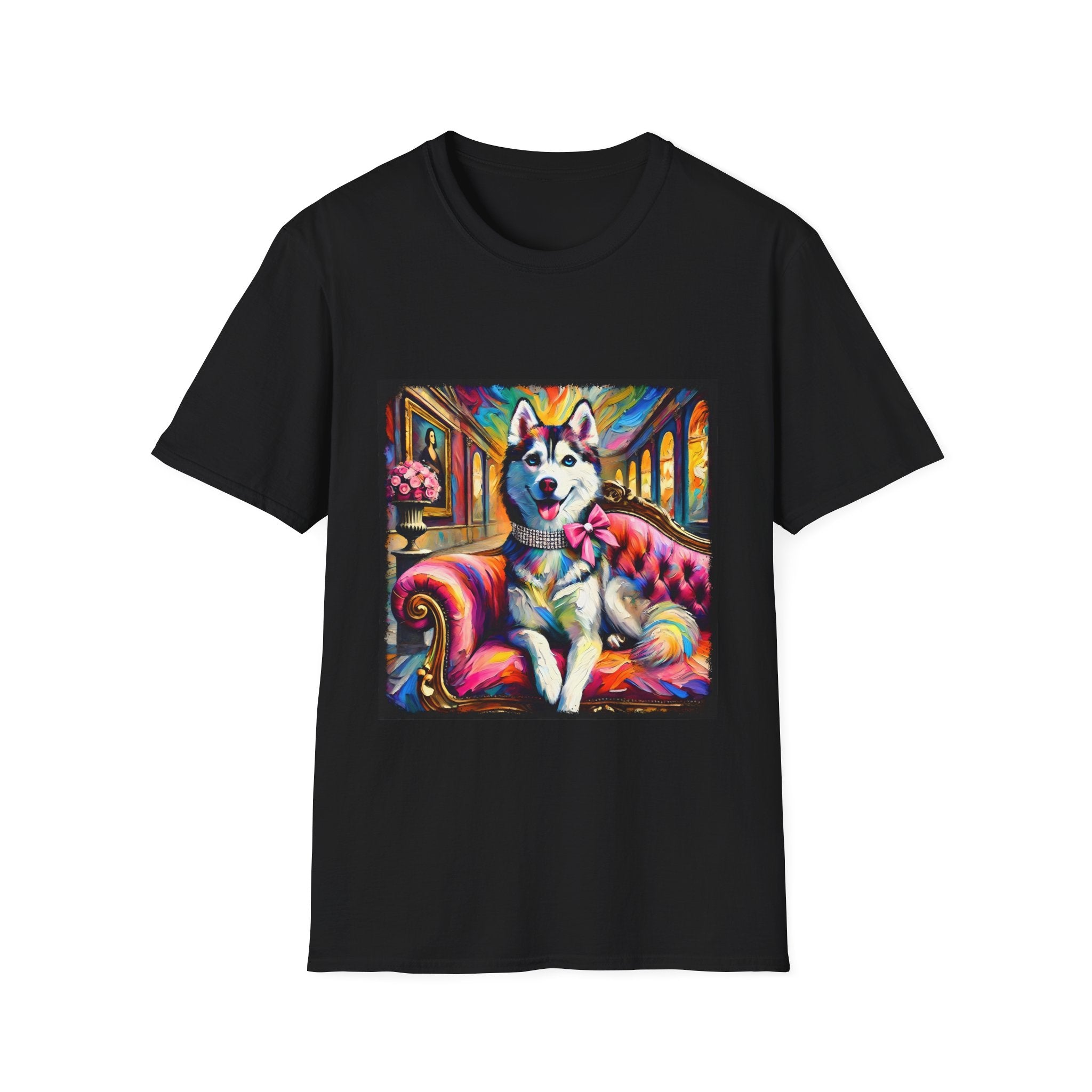 Siberian Husky Pink Princess Classic | Unisex Dog T-Shirt