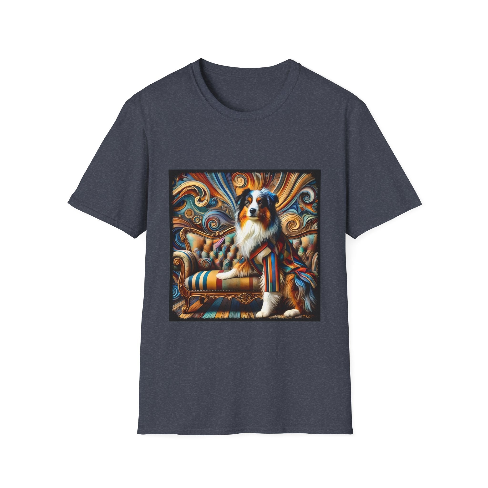 Australian Shepherd Warm Swirl | Unisex Dog T-Shirt