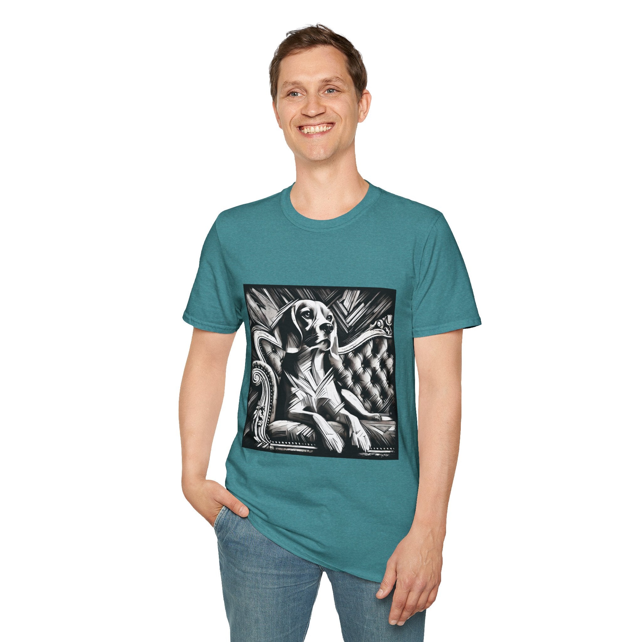 Beagle B&W Bold | Unisex Dog T-Shirt