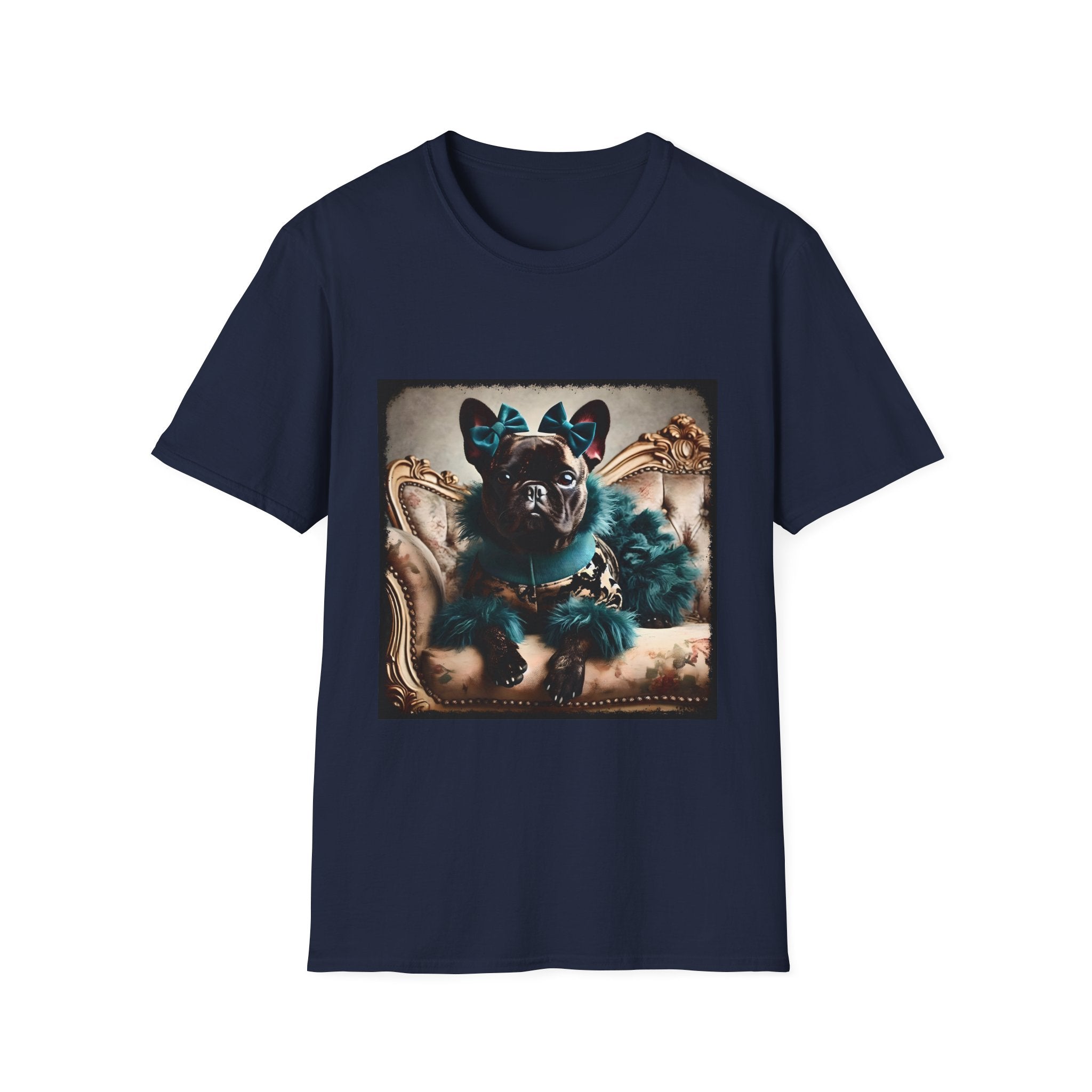 French Bulldog Shirt | Faux Fur Fashionista Dog Lover Tee