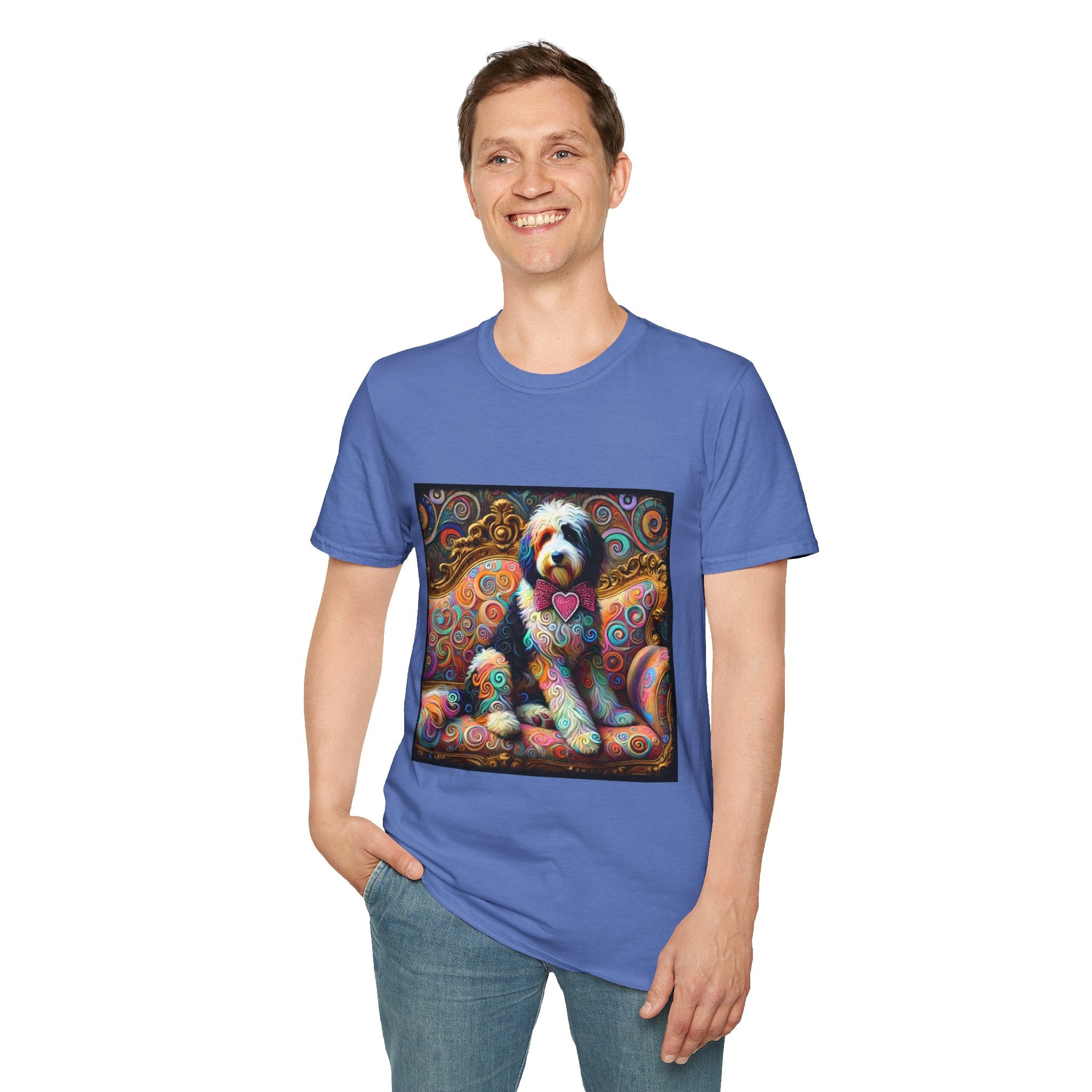 Bernedoodle Love Swirl | Unisex Dog T-Shirt
