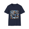 Bulldog Blue Swirl | Unisex Dog T-Shirt