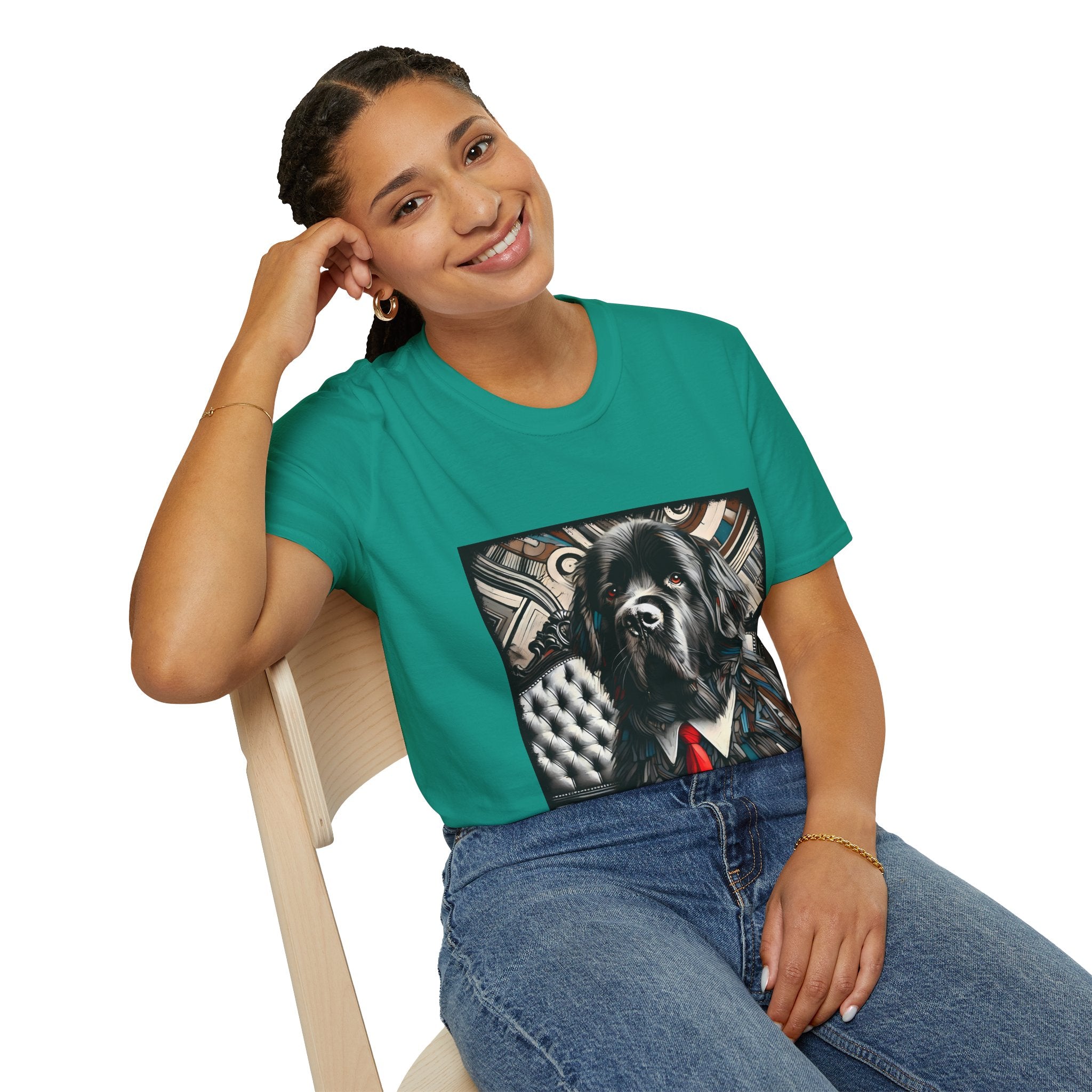 Newfoundland Bold Gentleman | Unisex Dog T-Shirt