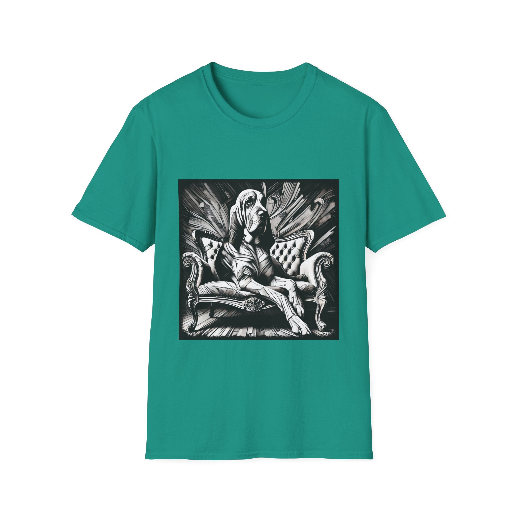 Bloodhound B&W Bold | Unisex Dog T-Shirt