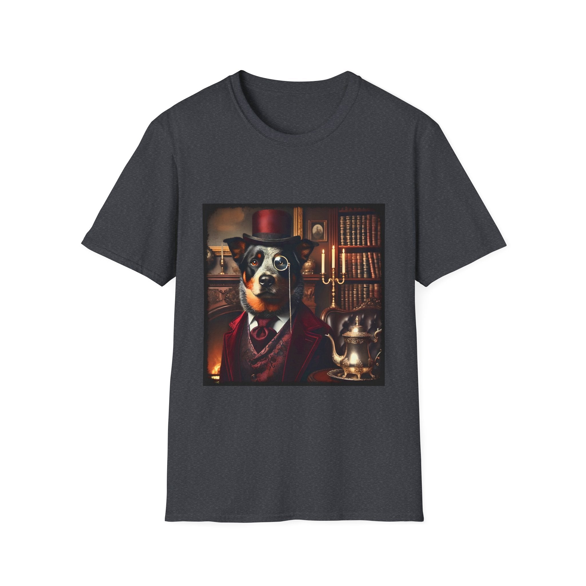 Australian Cattle Dog Mister Monacle | Unisex Dog T-Shirt