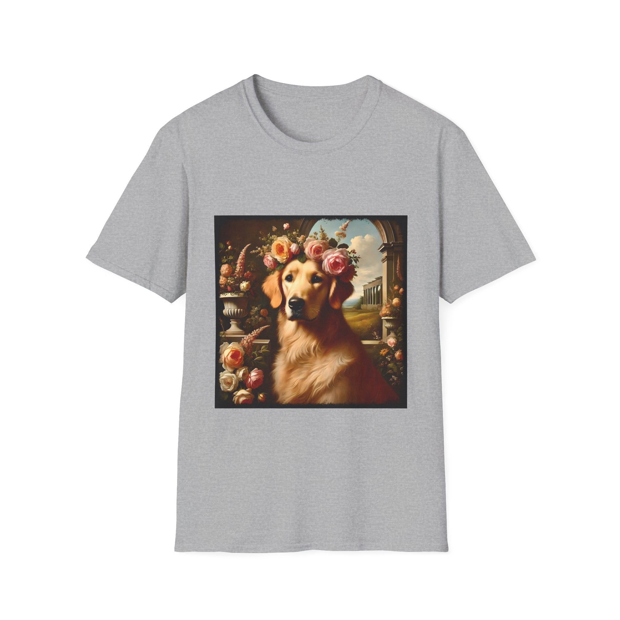 Golden Retriever Shirt | Garden Bliss Dog Lover Tee