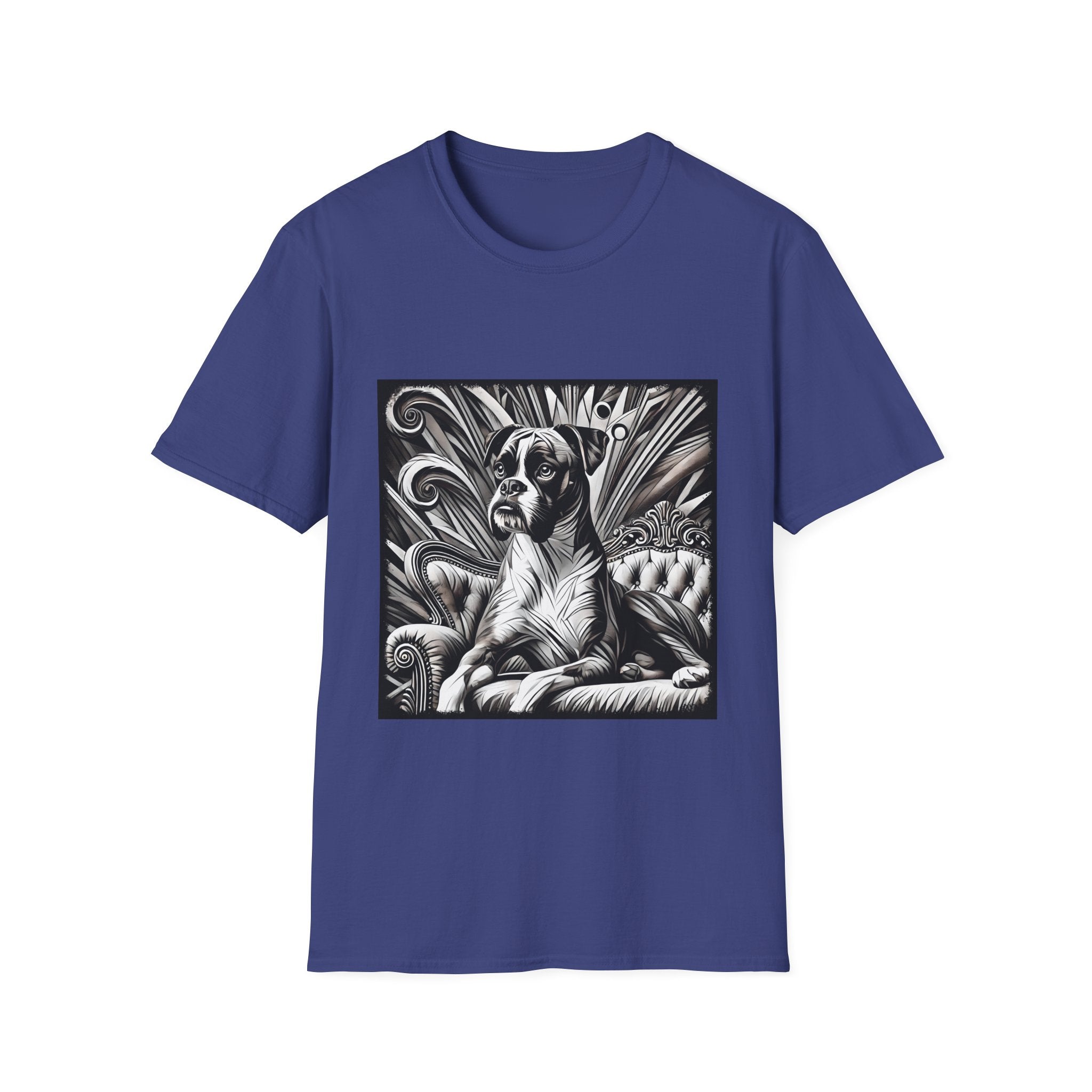 Boxer B&W Bold | Unisex Dog T-Shirt