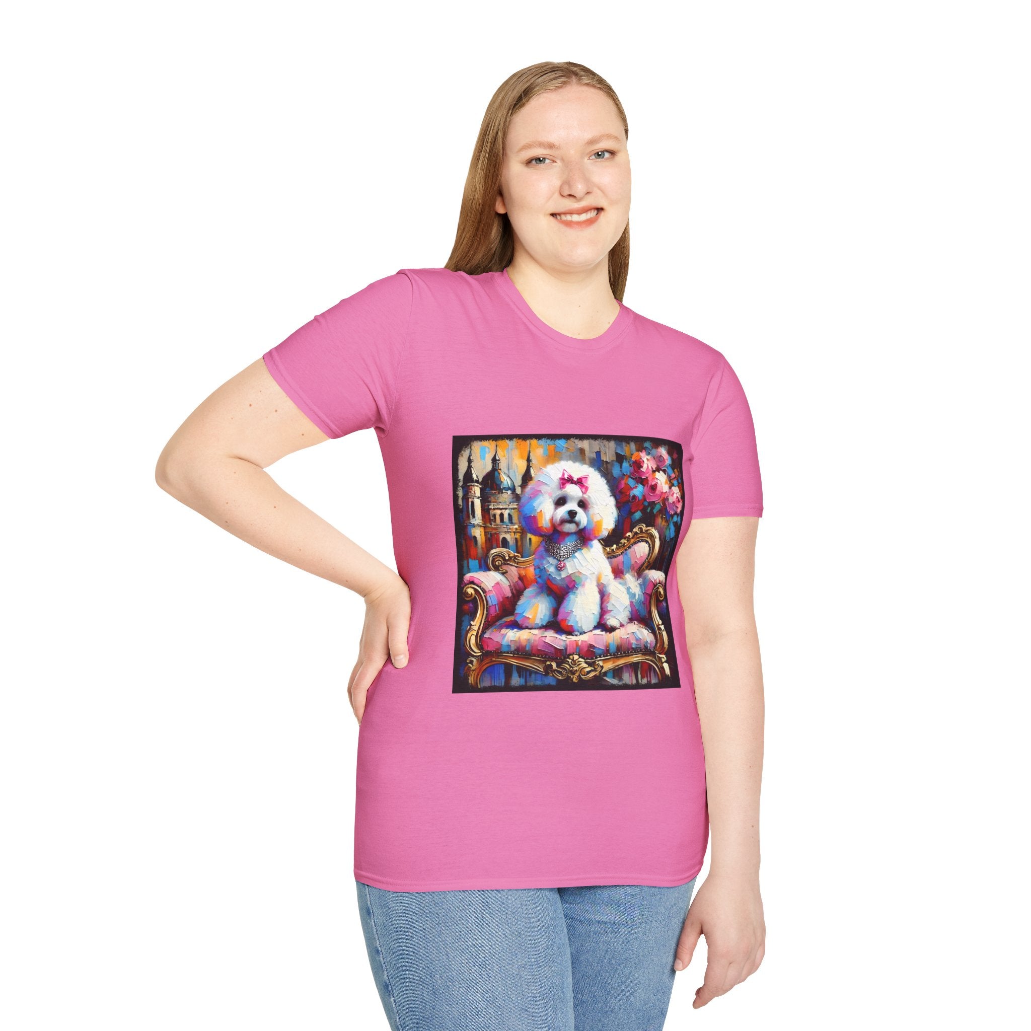 Bichon Frise diamond Princess Classic | Unisex Dog T-Shirt