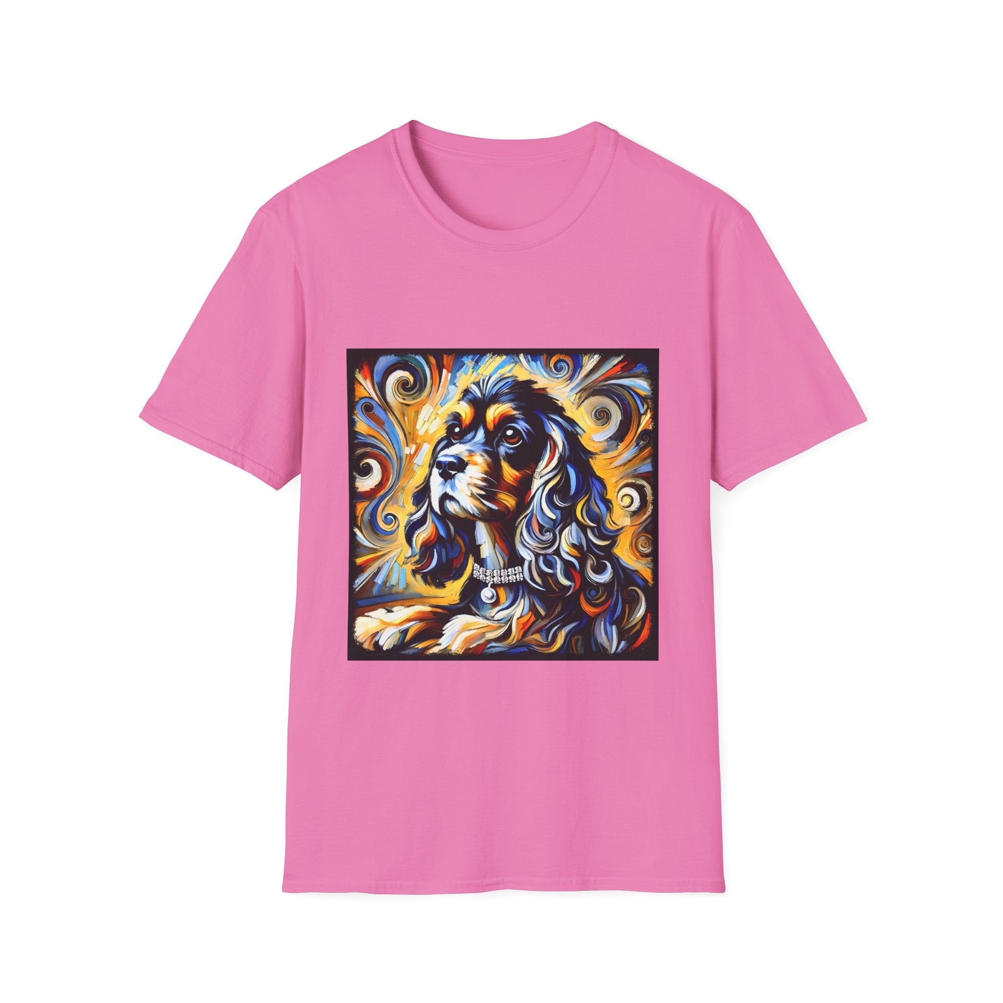 Cocker Spaniel Sun Swirl | Unisex Dog T-Shirt