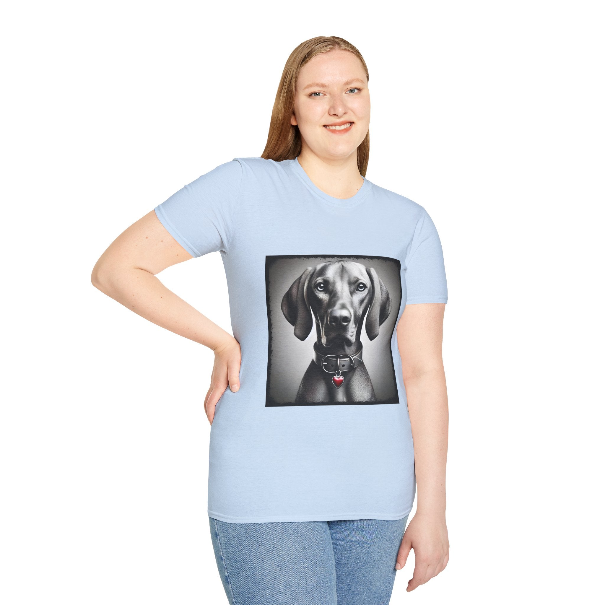 Vizsla Heart Charm | Unisex Dog T-Shirt