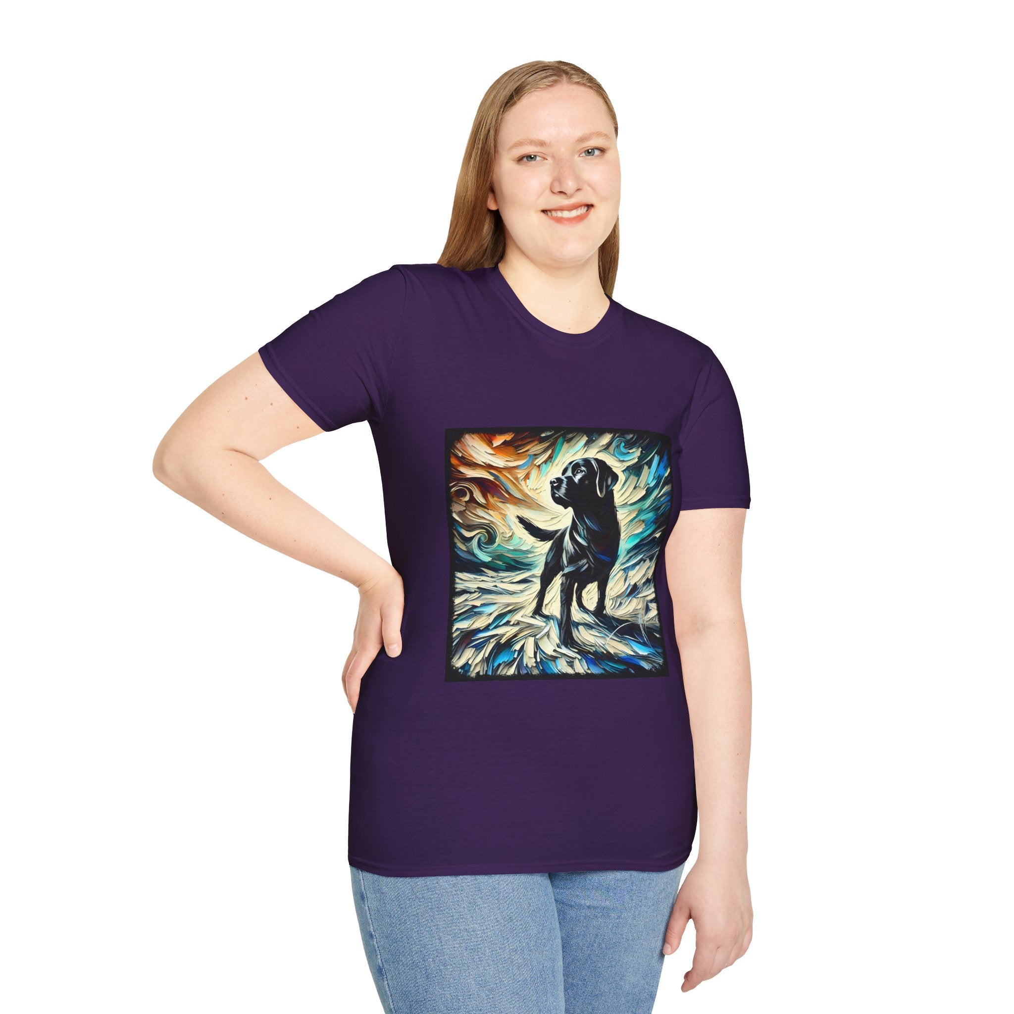 Labrador Retriever Snow Swirl | Unisex Dog T-Shirt