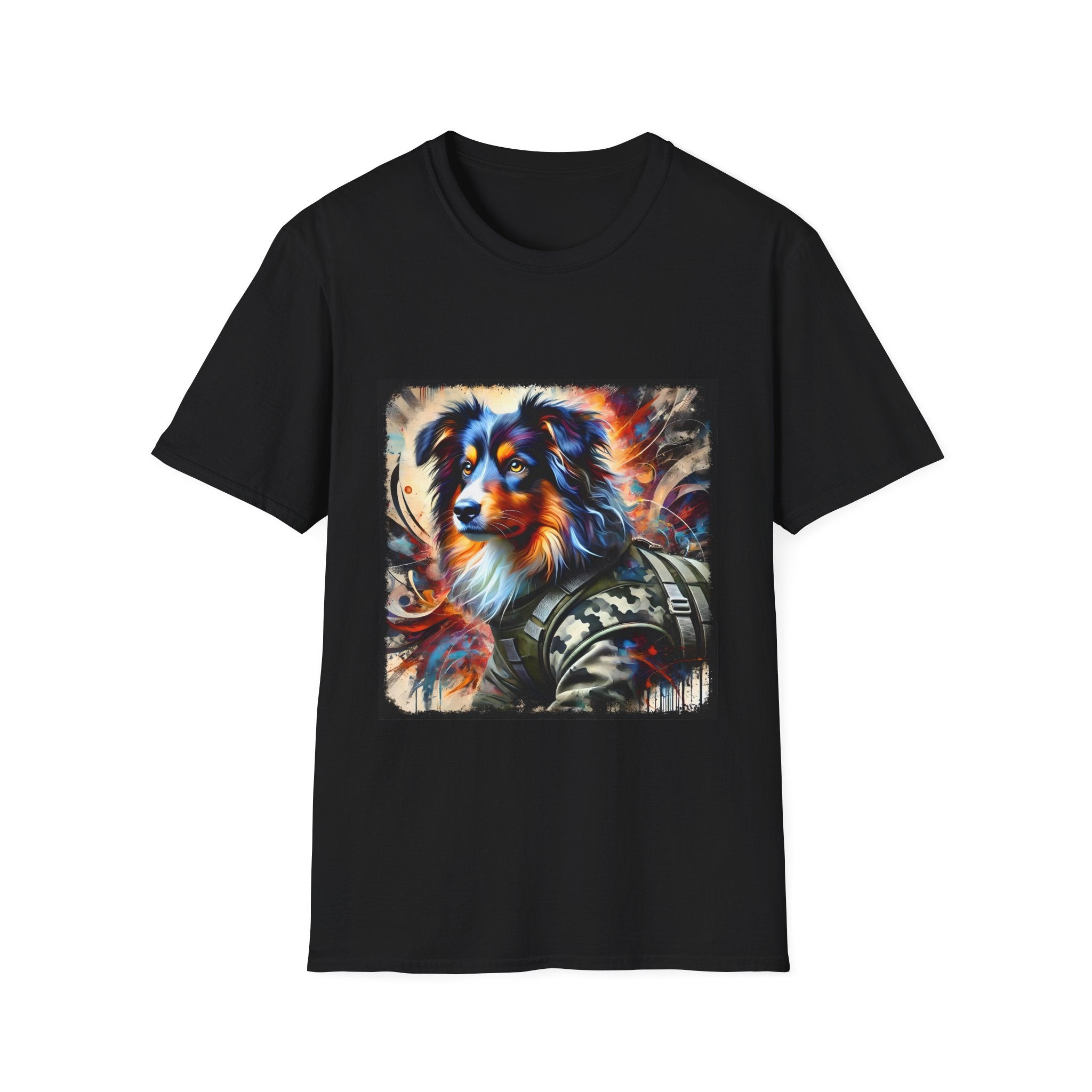 Miniature American Shepherd Camo Classic | Unisex Dog T-Shirt