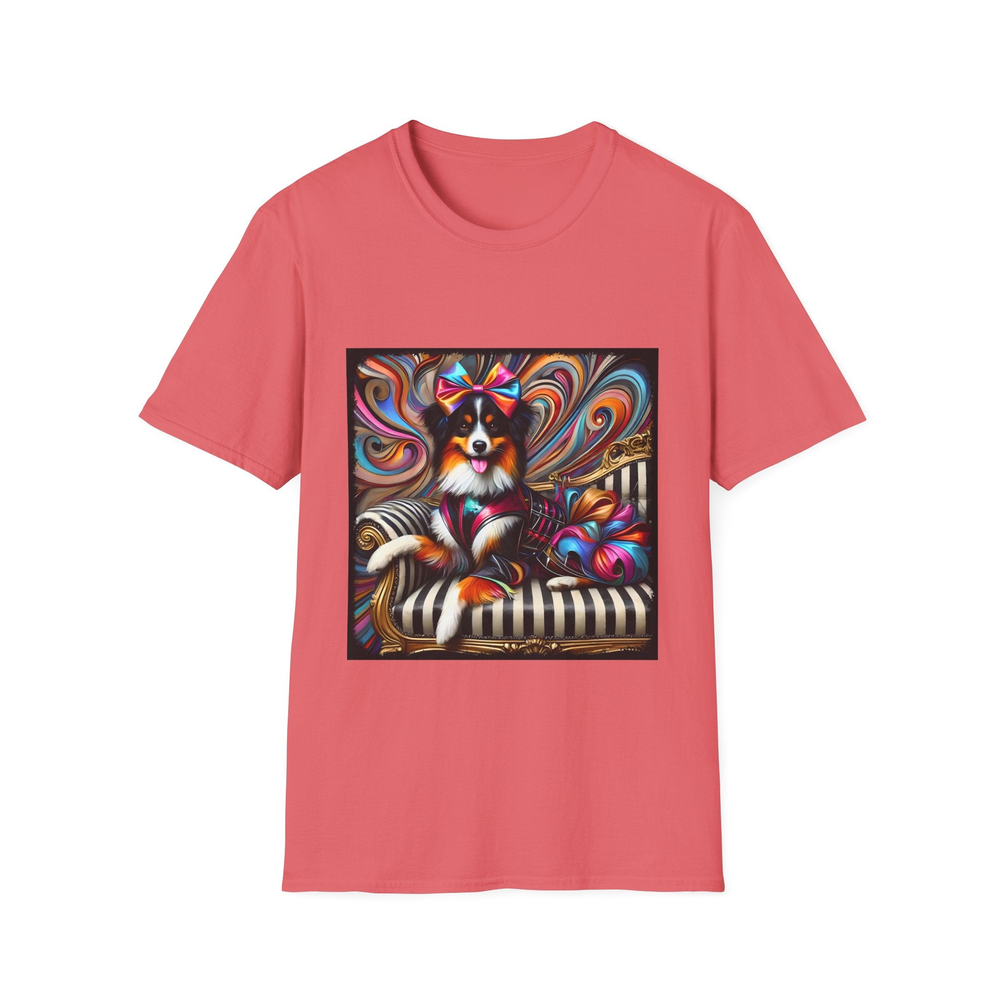 Australian Shepherd Bold Glam Rocker | Unisex Dog T-Shirt