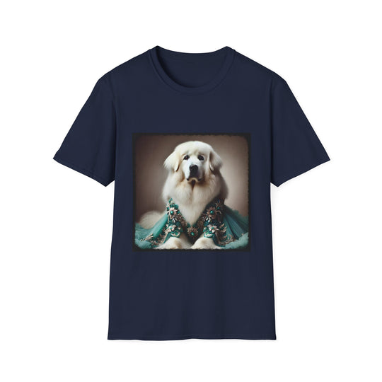 Great Pyrenees Elegant Doll design dog lover unisex t-shirt in navy