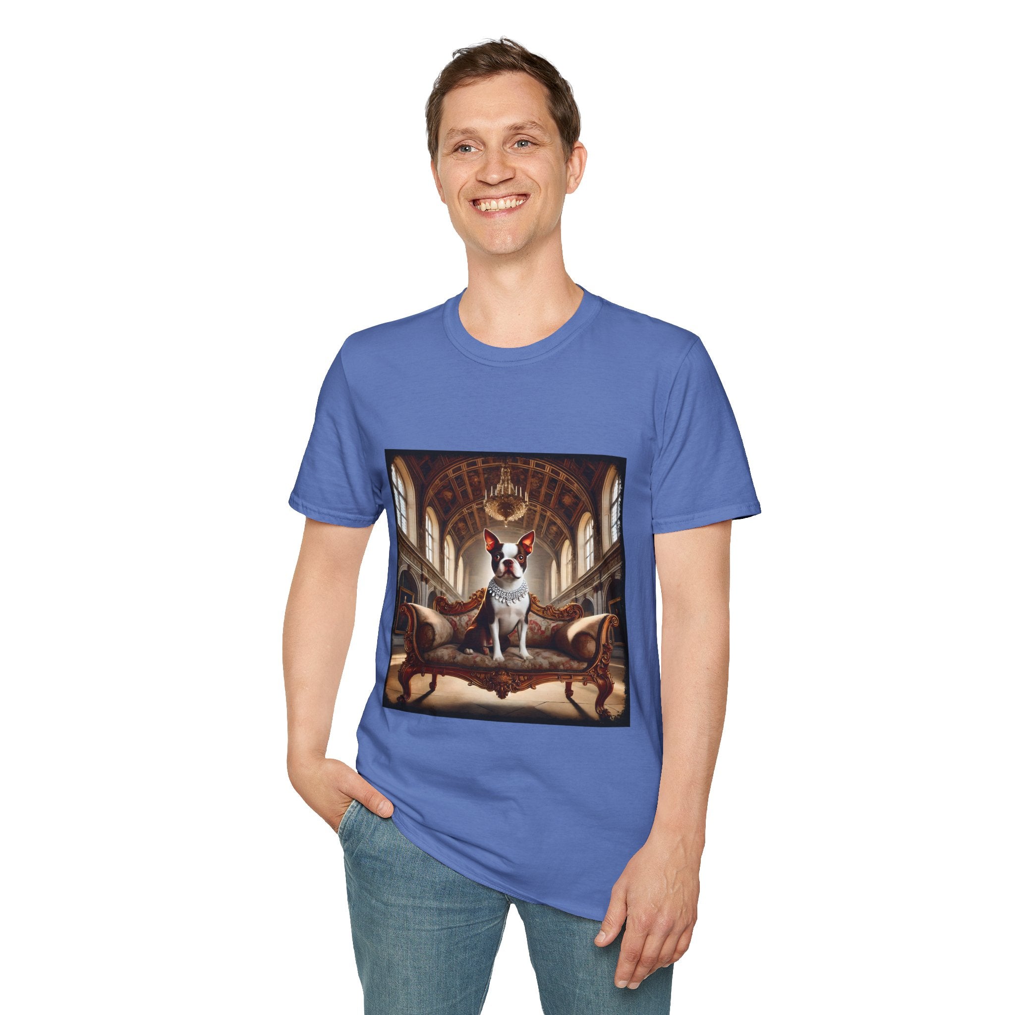 Boston Terrier Poised Princess  | Unisex Dog T-Shirt