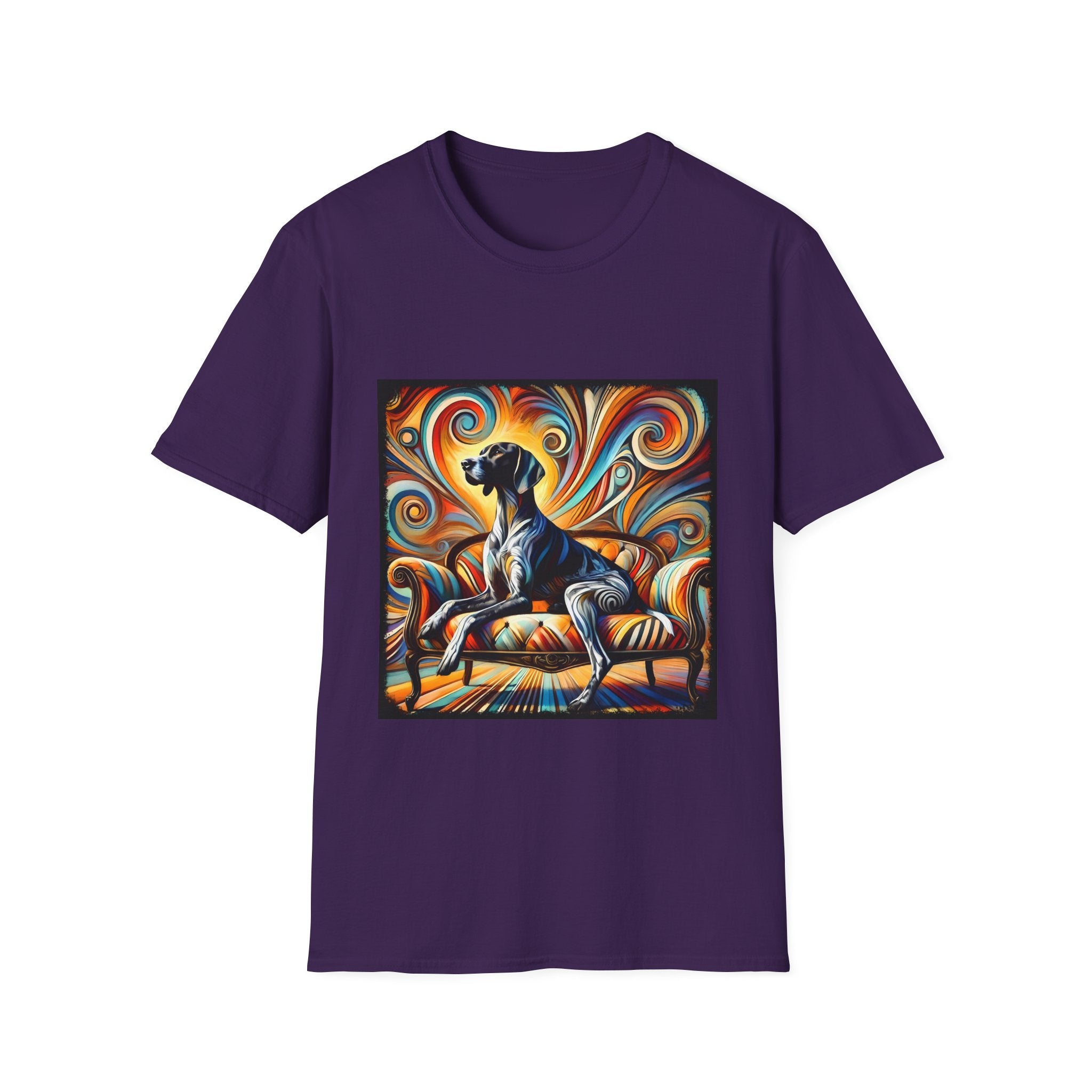 German Shorthaired Pointer Sun Swirl | Unisex Dog T-Shirt