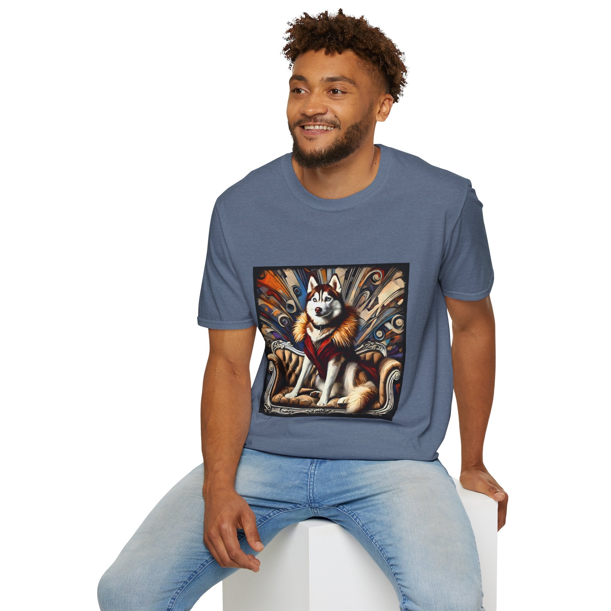 Siberian Husky Bold Rebel | Unisex Dog T-Shirt