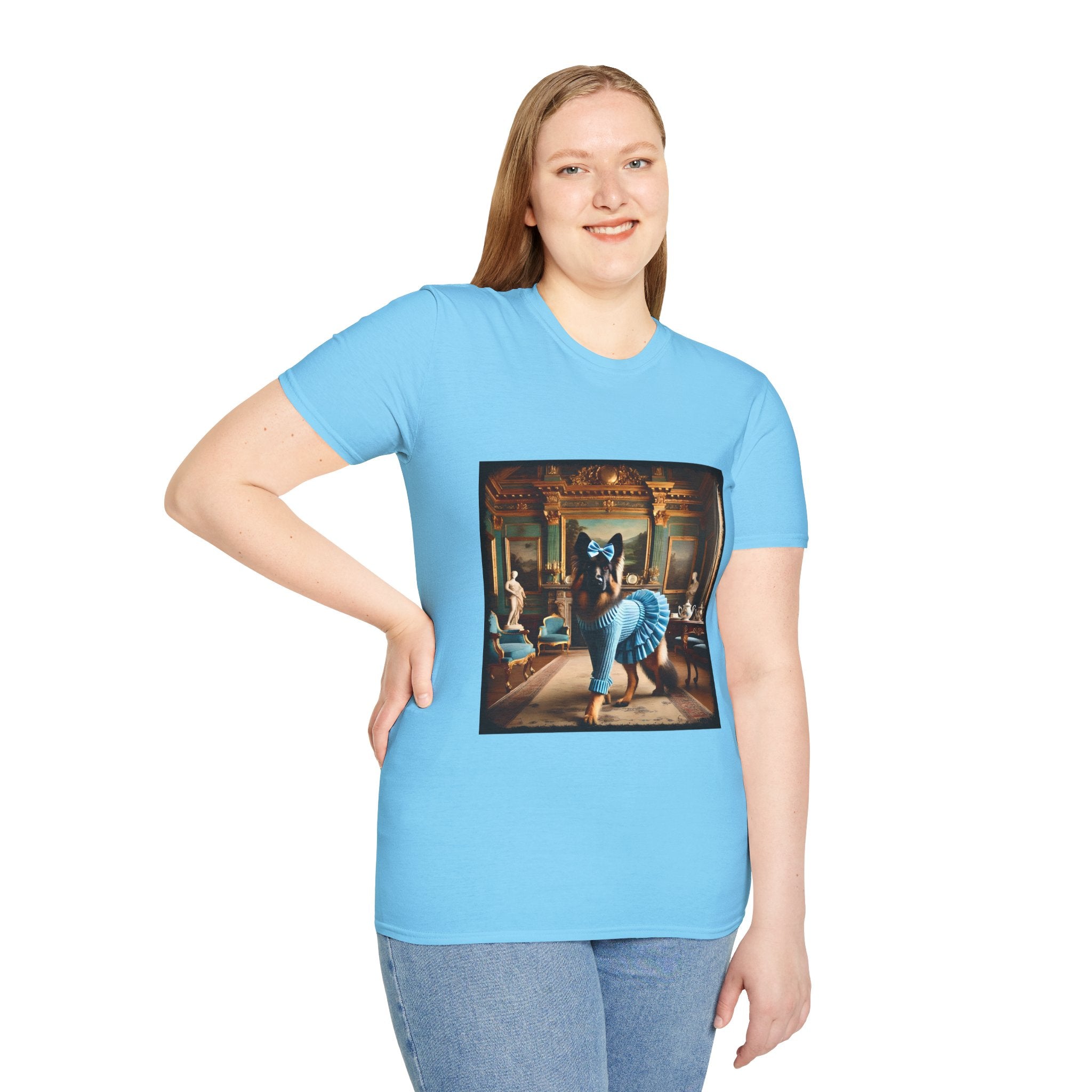 German Shepherd Posh Prep | Unisex Dog T-Shirt