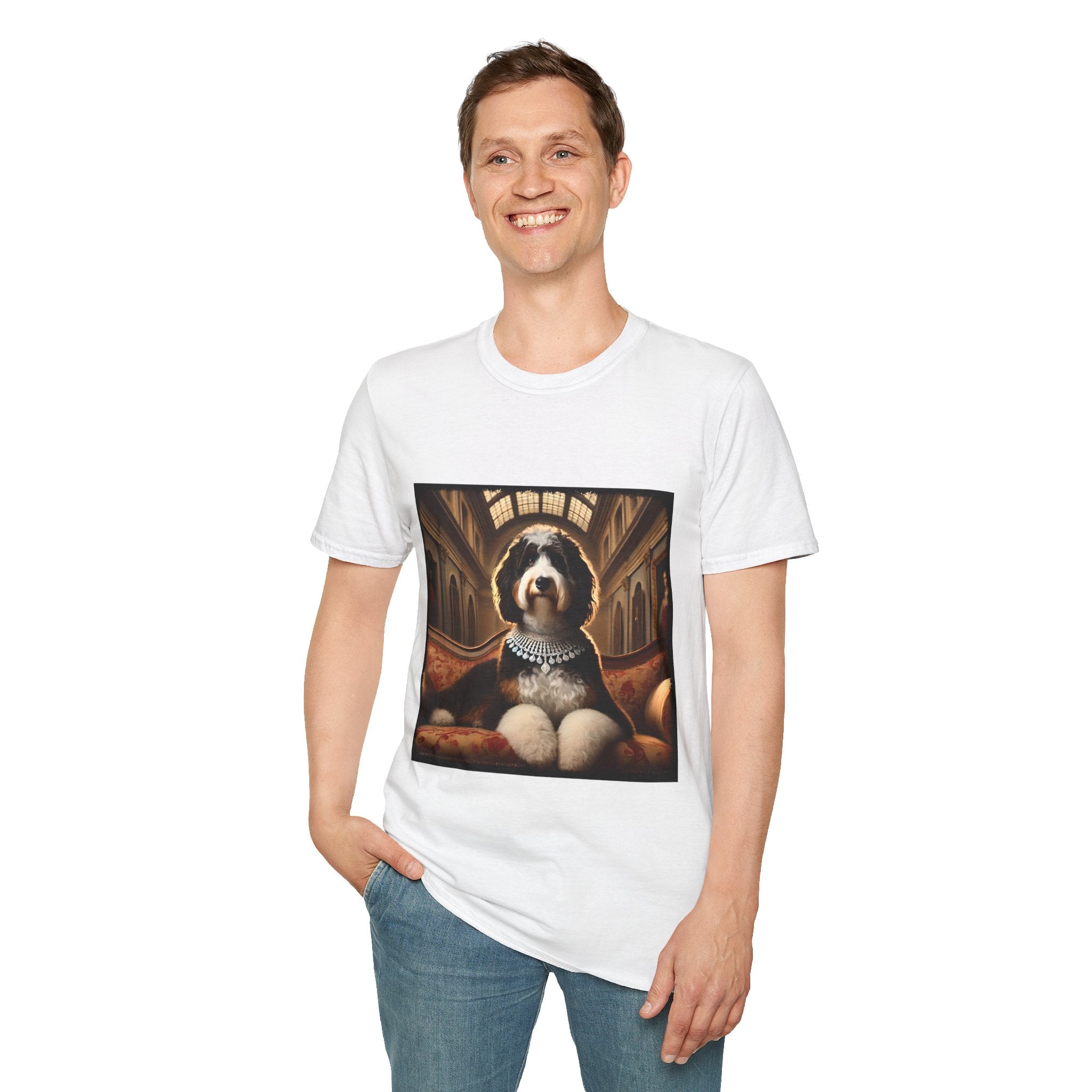 Bernedoodle Diamond Princess | Unisex Dog T-Shirt