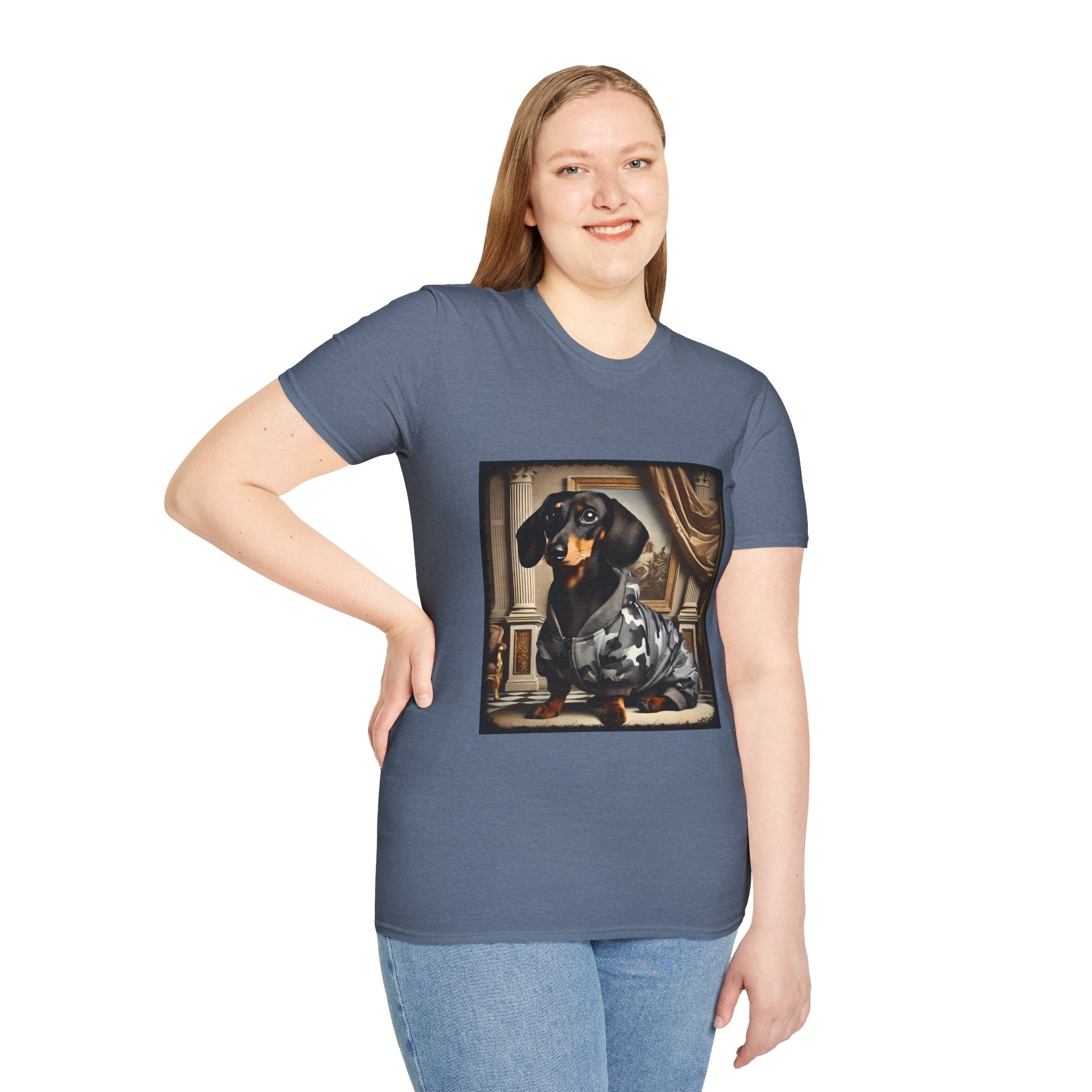 Dachshund Camo Cutie | Unisex Dog T-Shirt