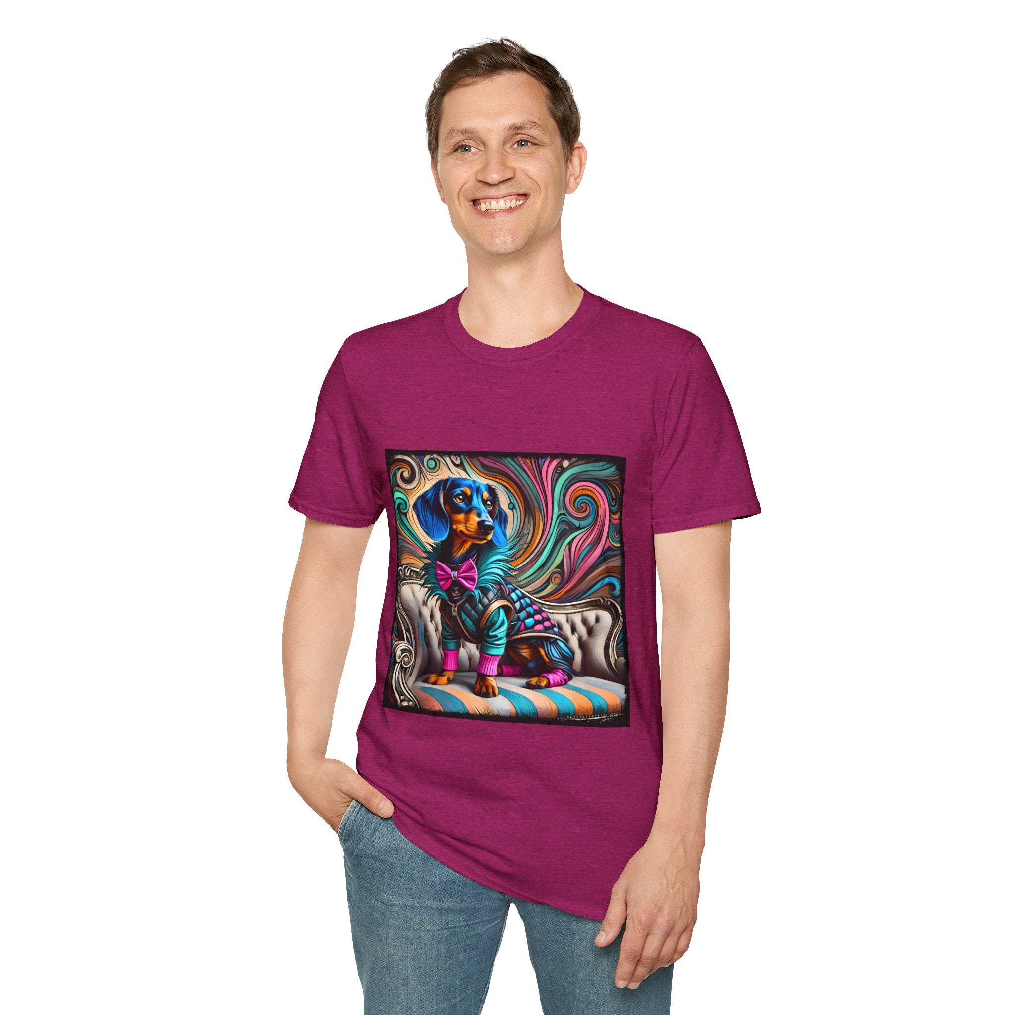 Dachshund Blue Rocker | Unisex Dog T-Shirt