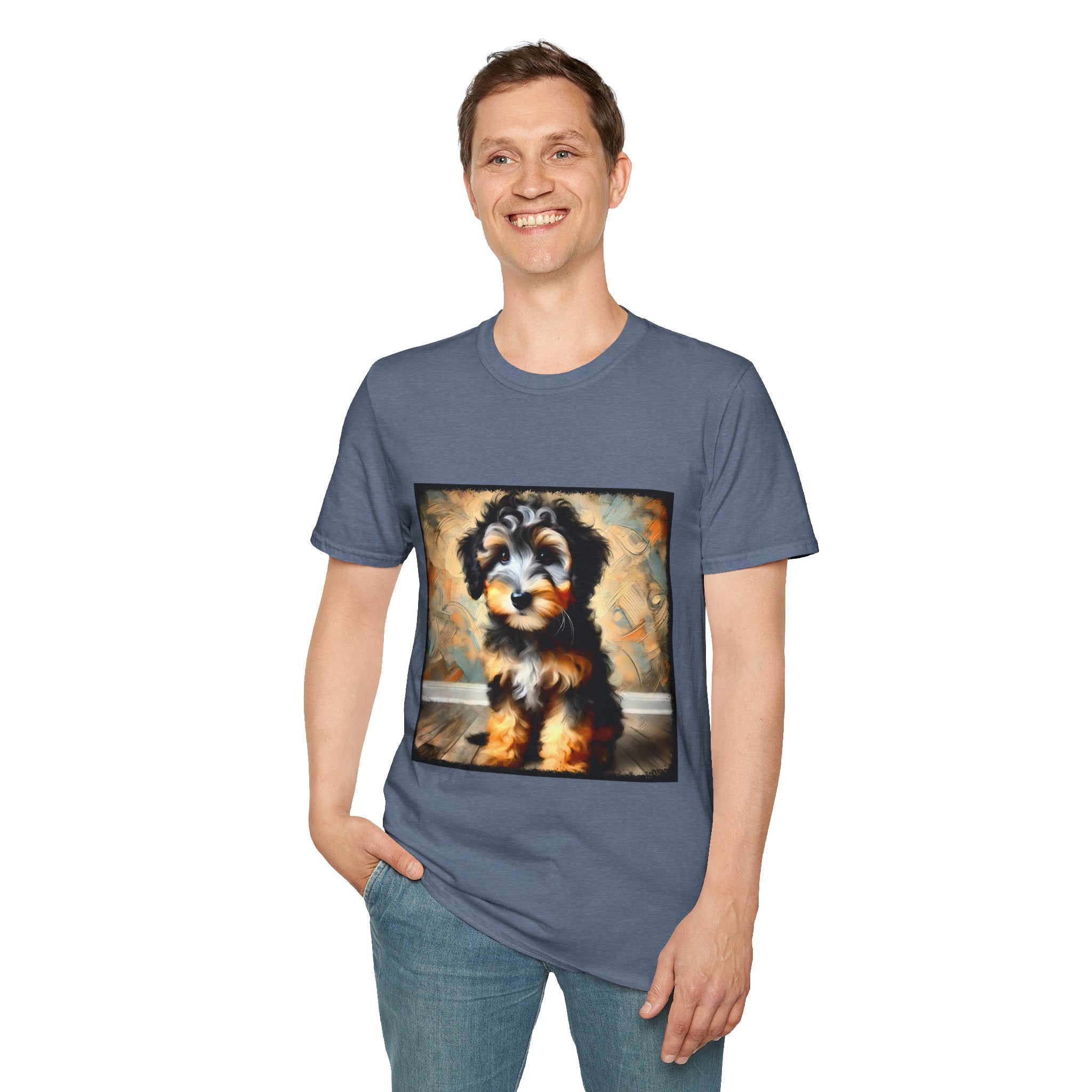 Aussiedoodle Portrait Classic | Unisex Dog T-Shirt