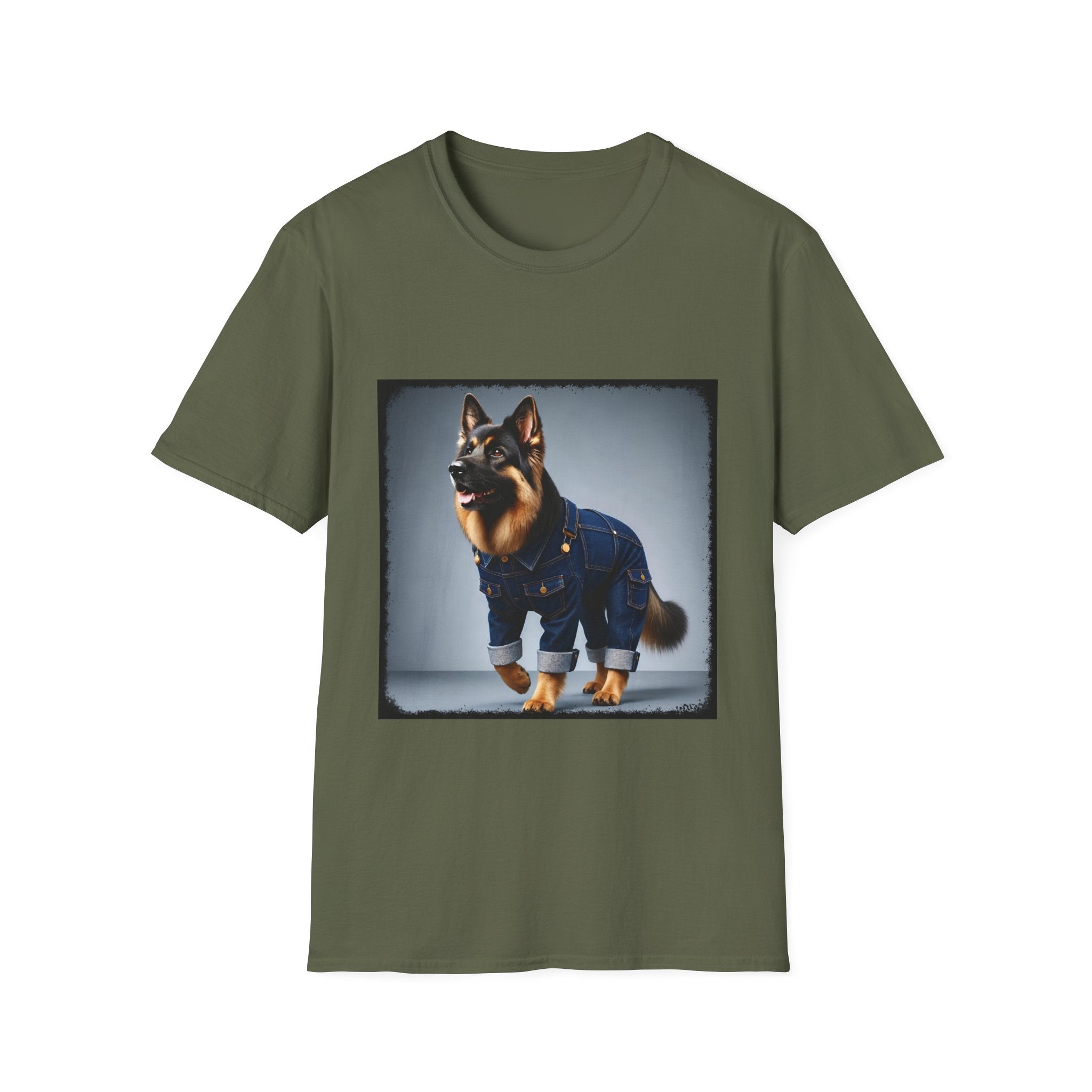 German Shepherd Shirt | Denim Dream Dog Lover Tee