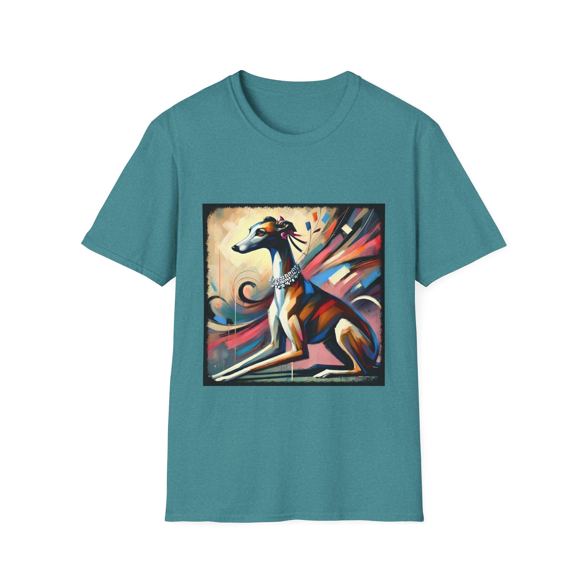 Greyhound Bold Pastel Classic  | Unisex Dog T-Shirt