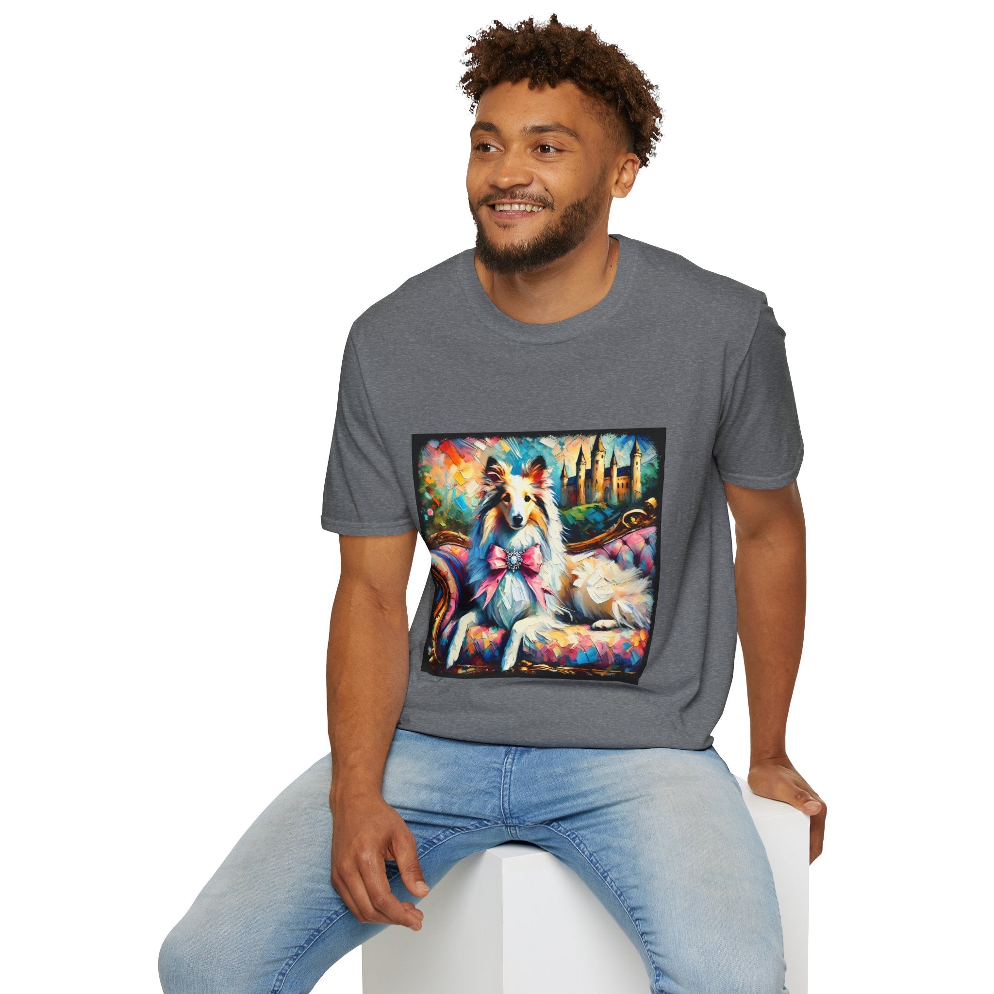 Collie Diamond Princess Classic | Unisex Dog T-Shirt