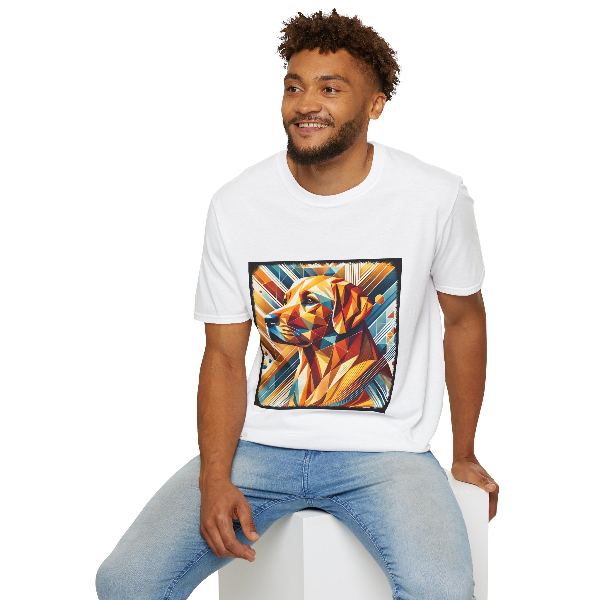 Labrador Retriever Vivid Geometric | Unisex Dog T-Shirt