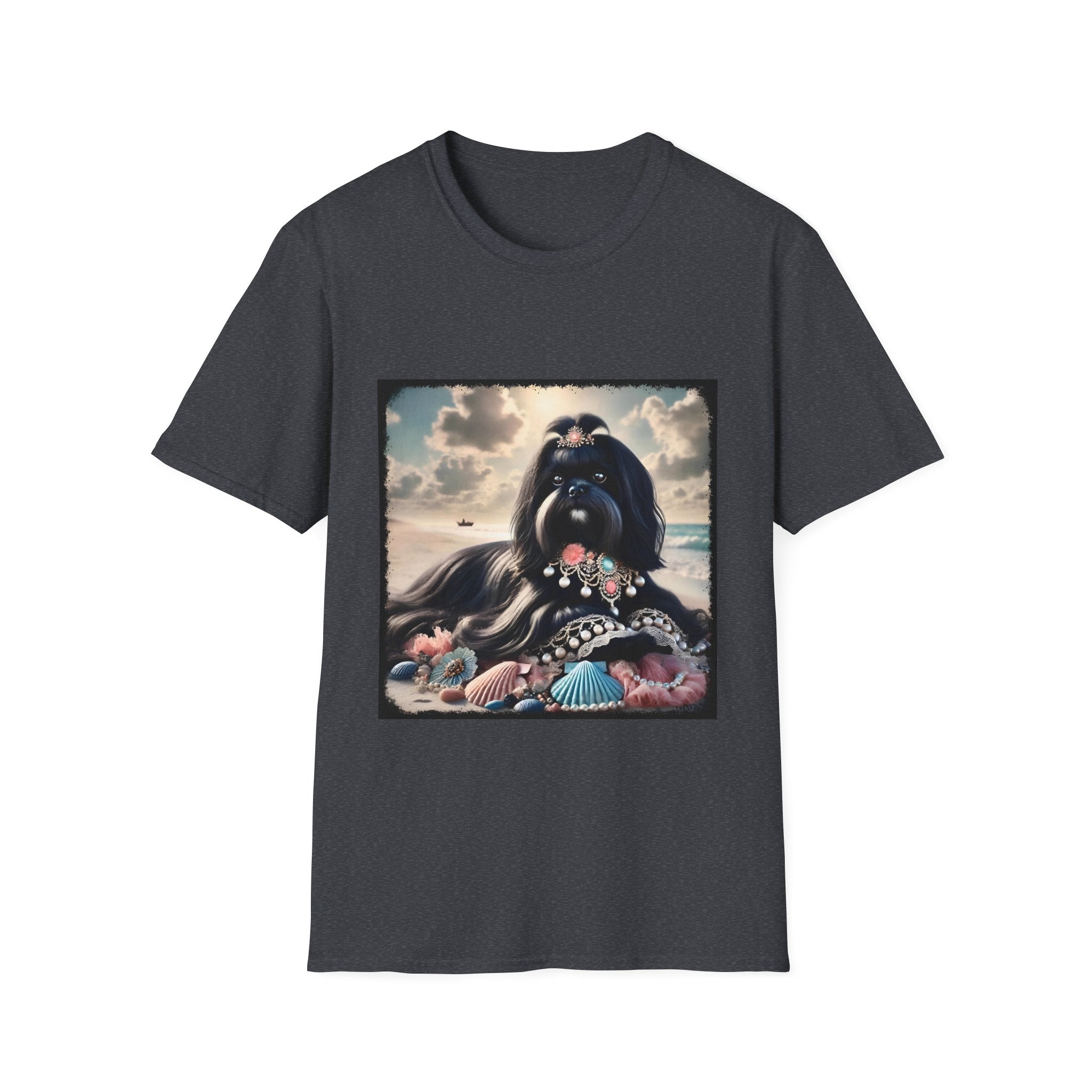 Shih Tzu Shell Chic | Unisex Dog T-Shirt