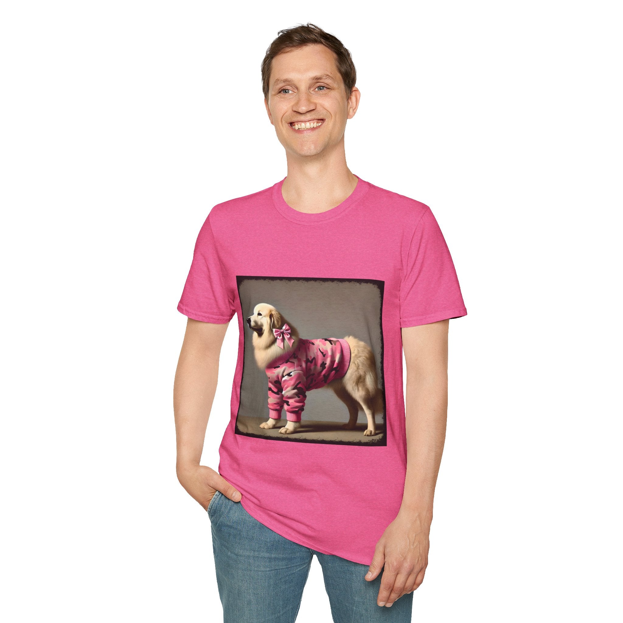 Great Pyrenees Pink Camo Cutie | Unisex Dog T-Shirt