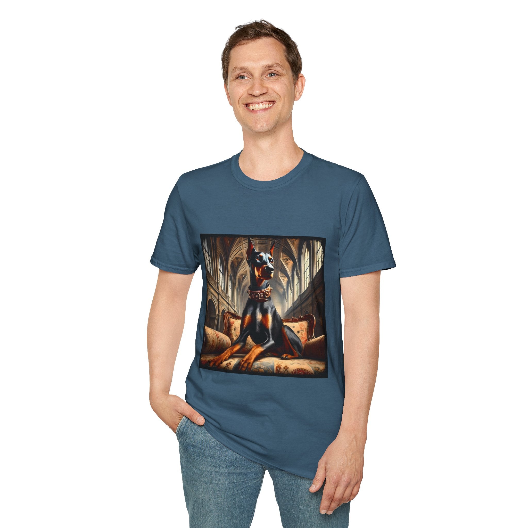 Doberman Pinscher Posh Prince | Unisex Dog T-Shirt