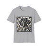 German Shorthaired Pointer B&W Geometric  | Unisex Dog T-Shirt