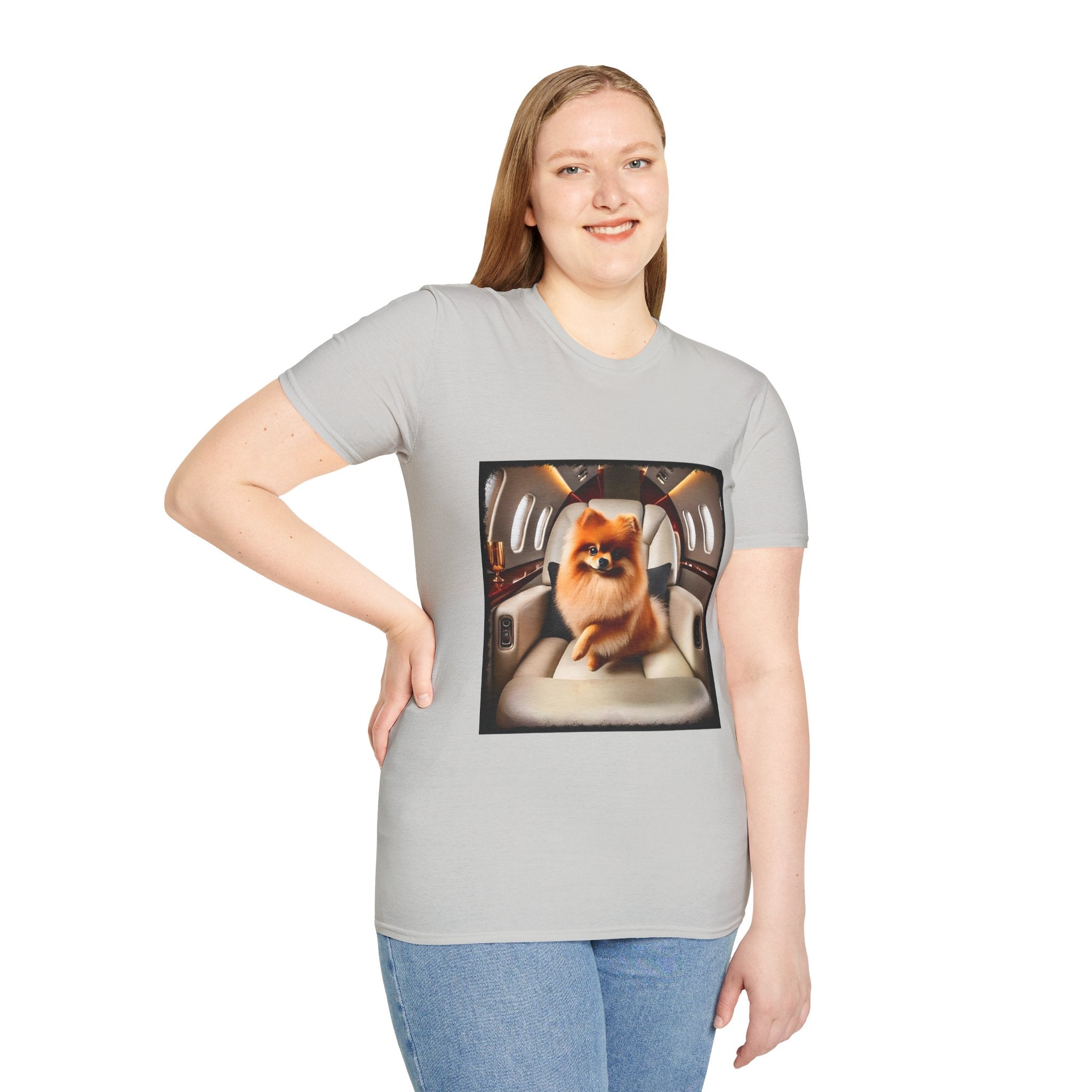Pomeranian Jet Setter | Unisex Dog T-Shirt