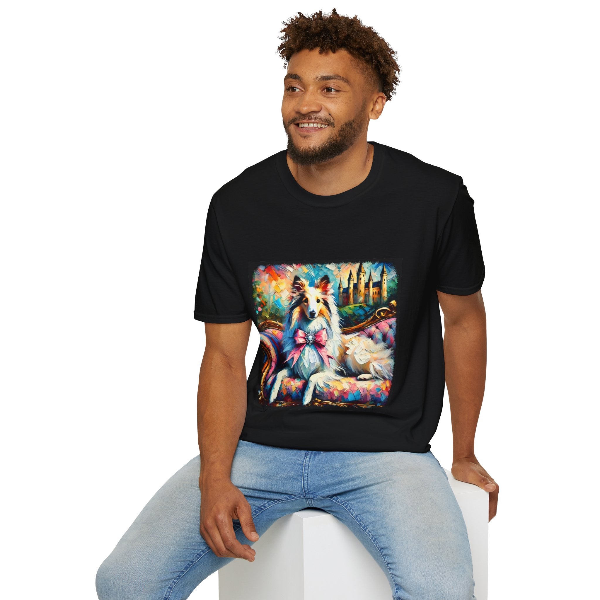 Collie Diamond Princess Classic | Unisex Dog T-Shirt