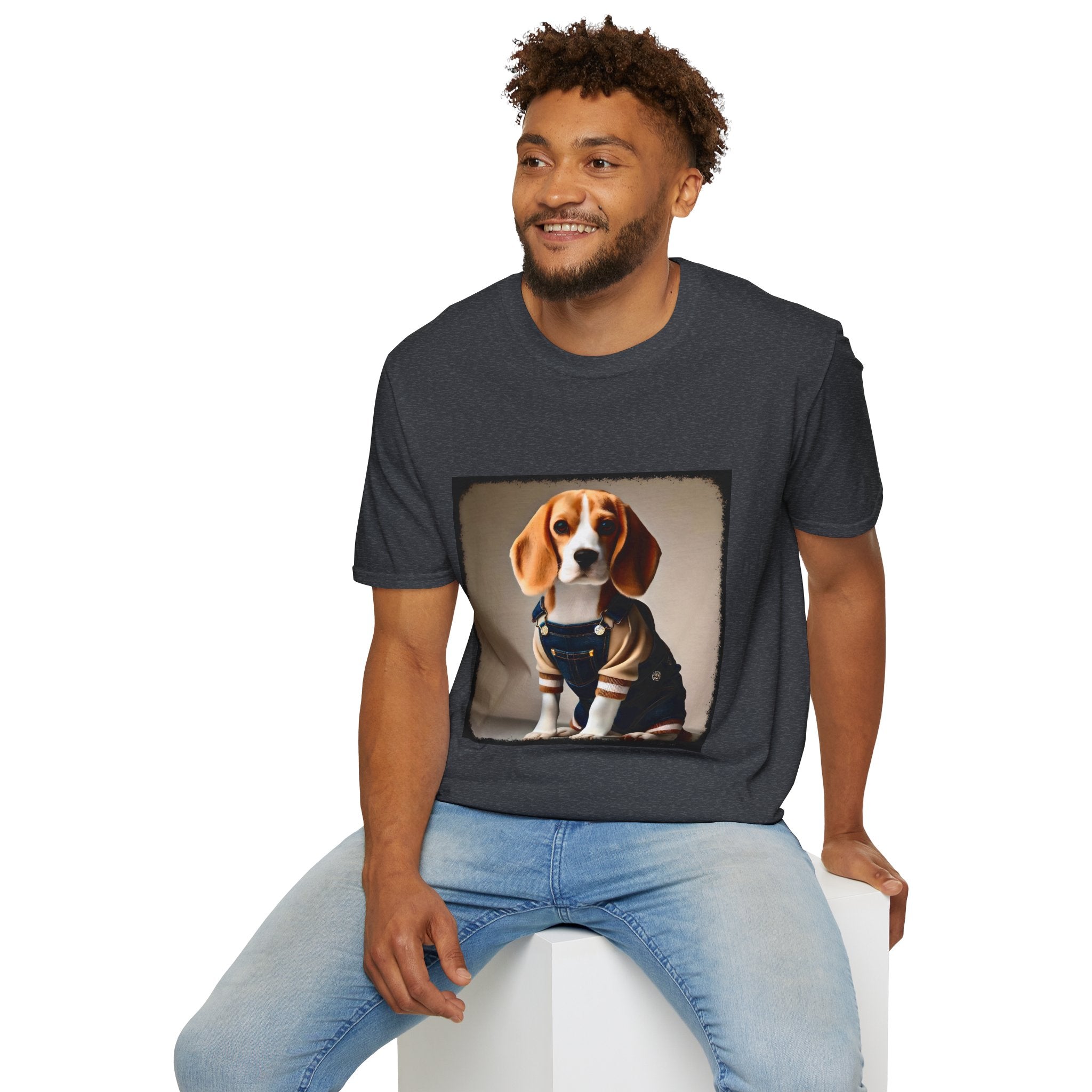 Beagle Denim Doll | Unisex Dog T-Shirt