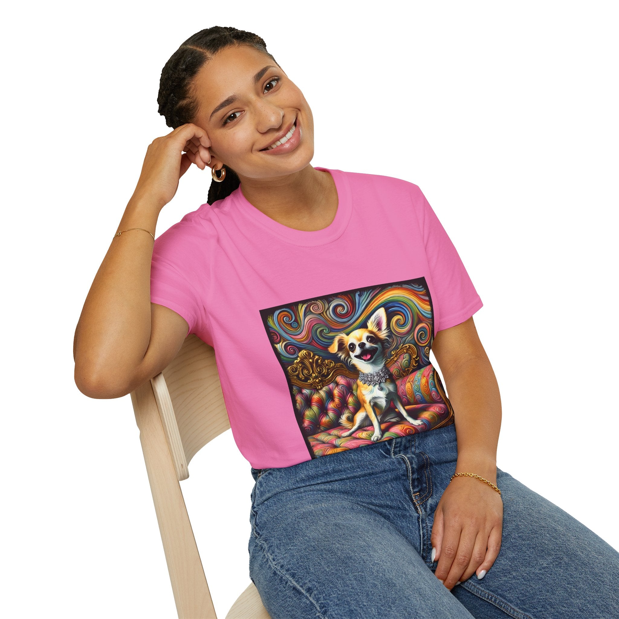 Chihuahua Blissful Swirl | Unisex Dog T-Shirt