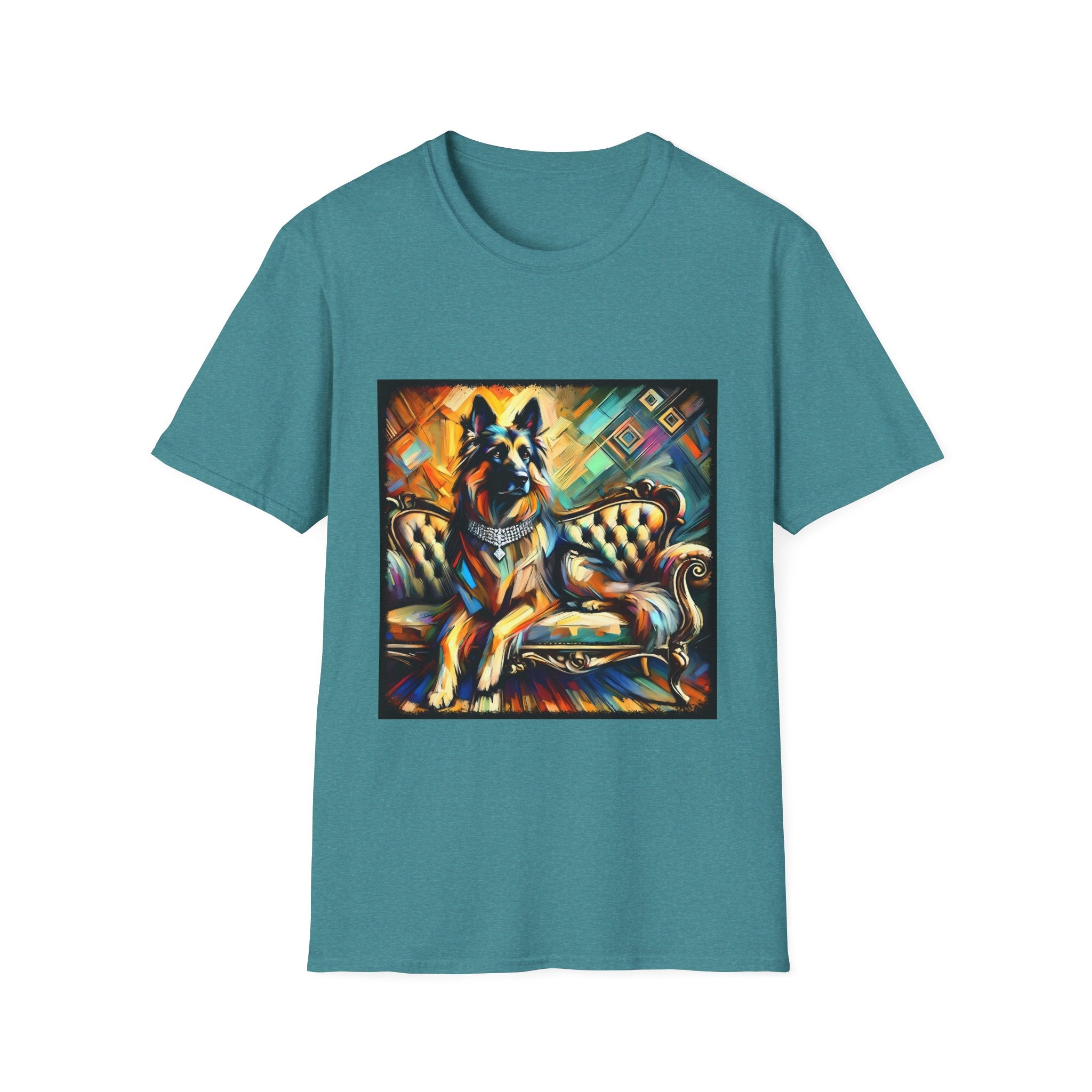 German Shepherd Diamond Multicolor Classic | Unisex Dog T-Shirt