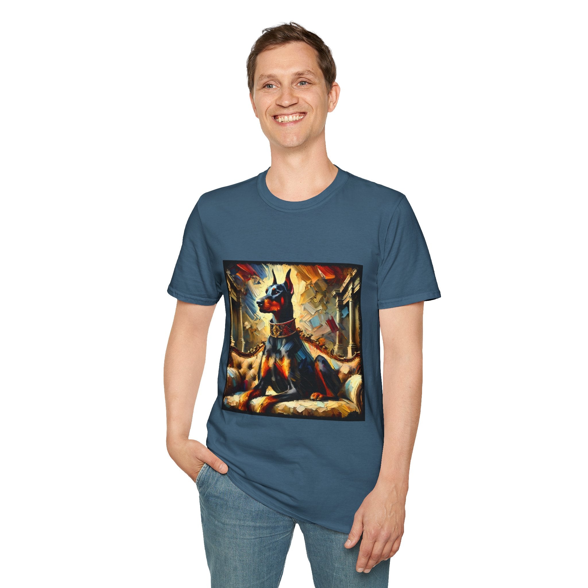 Doberman Pinscher Vivid Classic | Unisex Dog T-Shirt