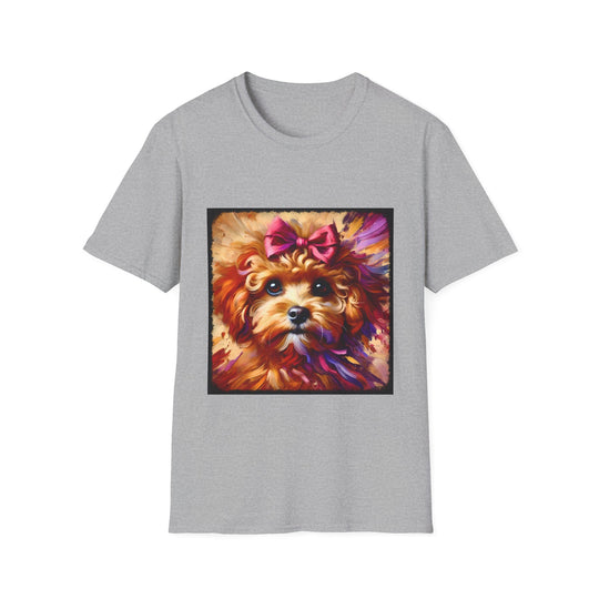 Poodle Stunning Classic design dog lover unisex t-shirt in sport grey