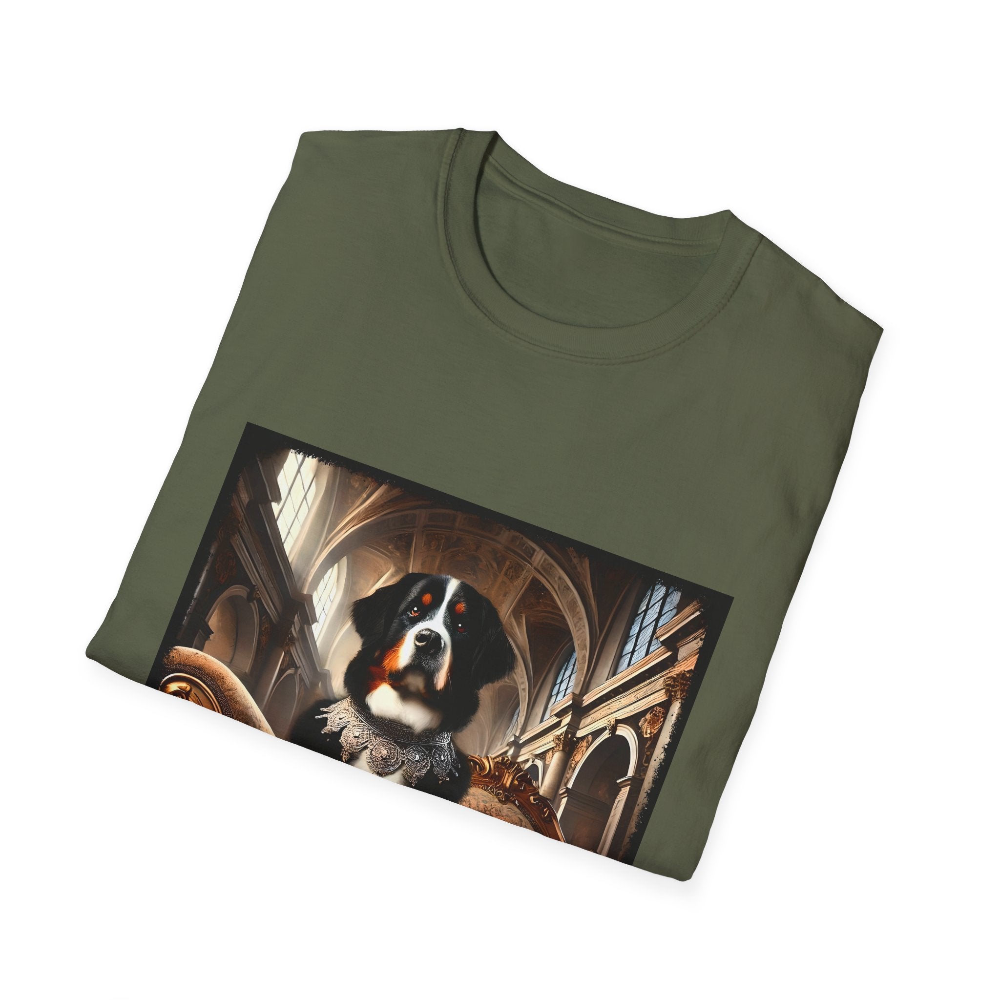 Bernese Mountain Dog Posh Princess | Unisex Dog T-Shirt