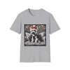 Yorkshire Terrier B&W Red Bow Bold | Unisex Dog T-Shirt
