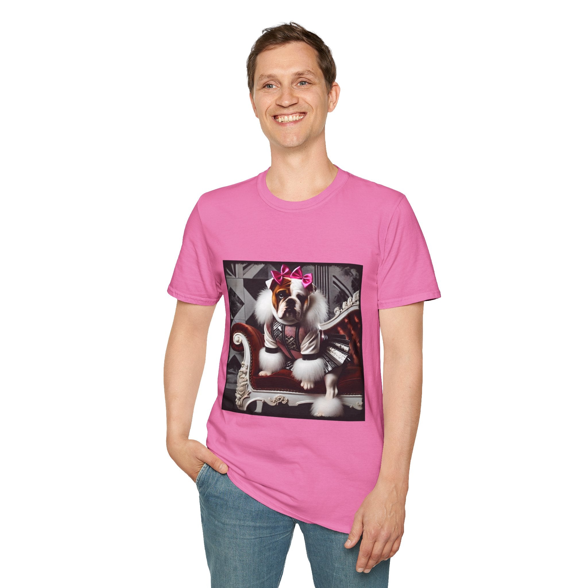 Bulldog Chic Rocker | Unisex Dog T-Shirt