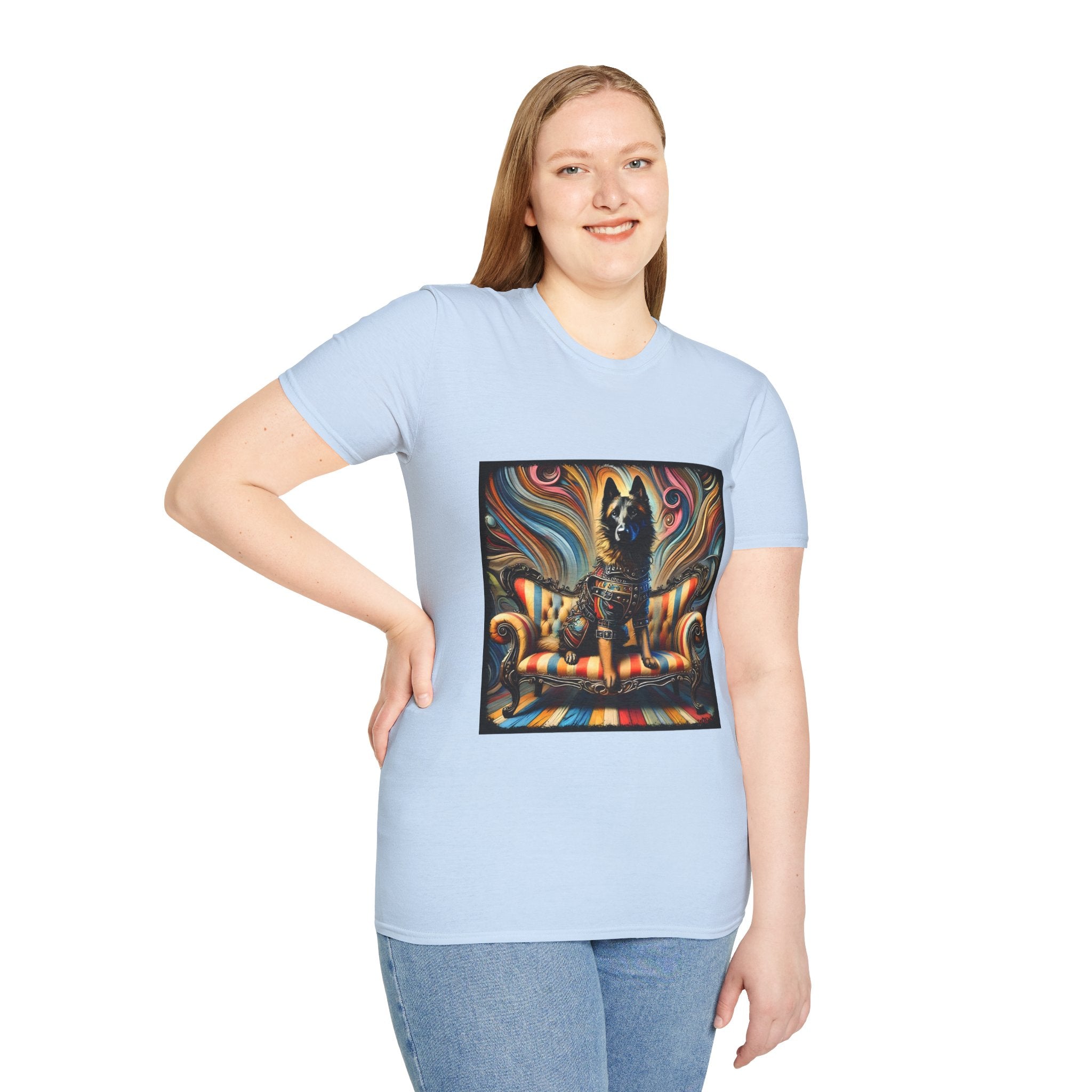 Belgian Malinois Vivid Rocker | Unisex Dog T-Shirt
