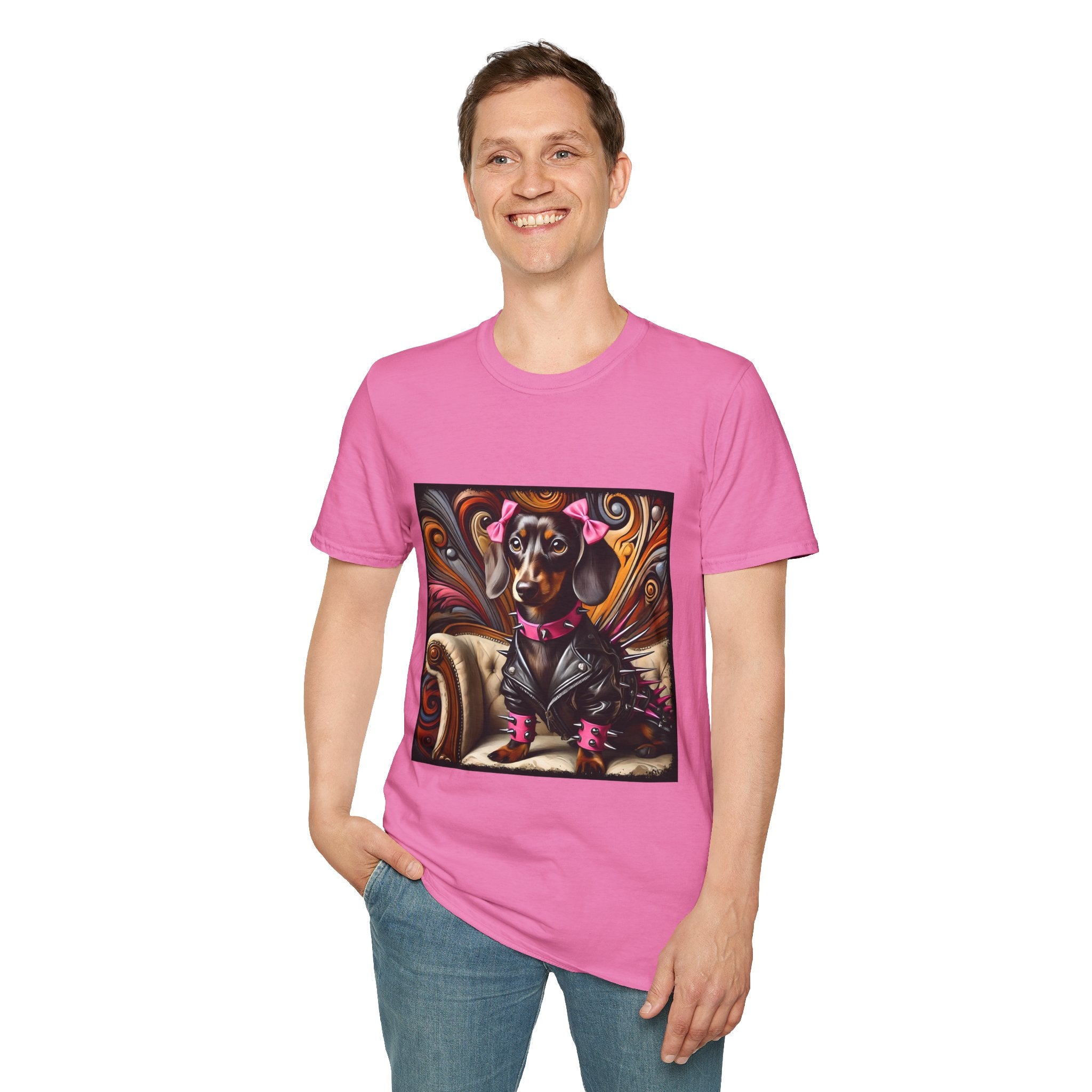 Dachshund Edgy Rocker | Unisex Dog T-Shirt