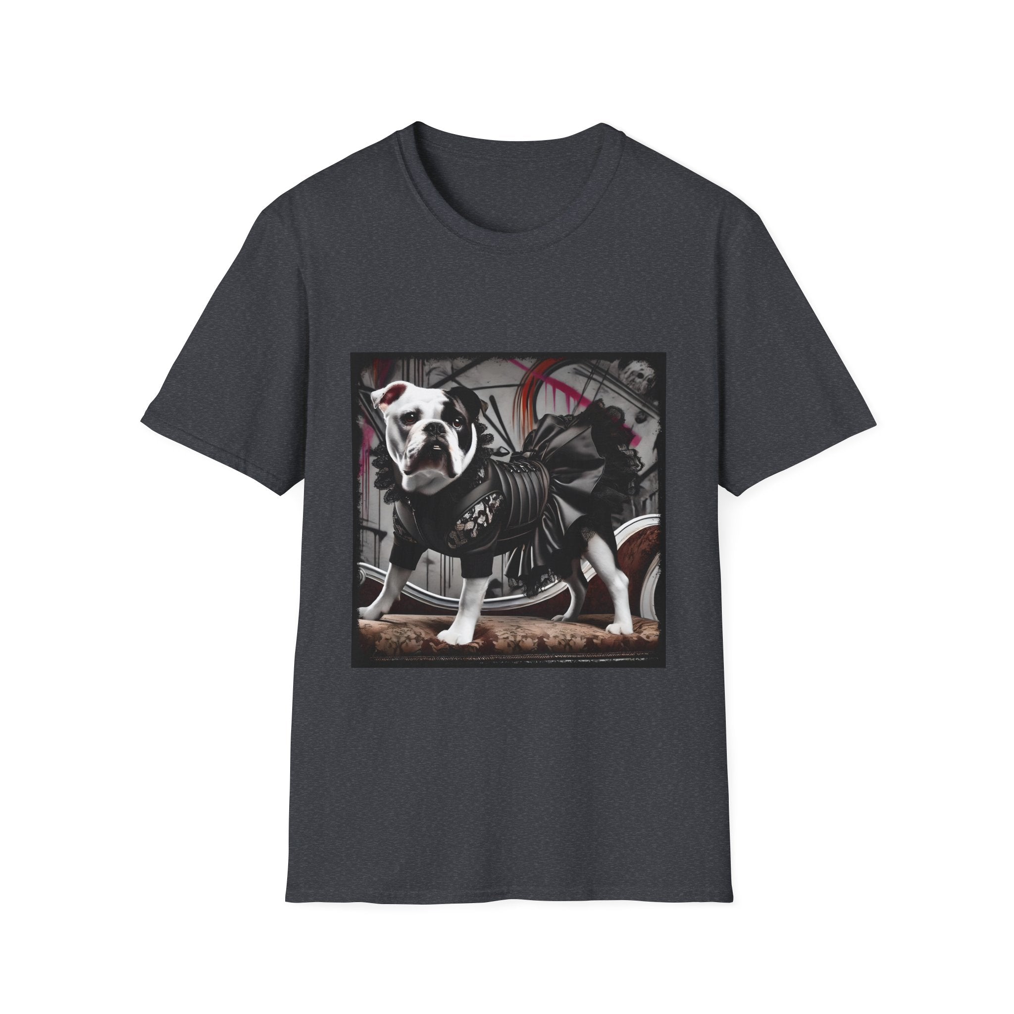 Bulldog Chic Charm | Unisex Dog T-Shirt